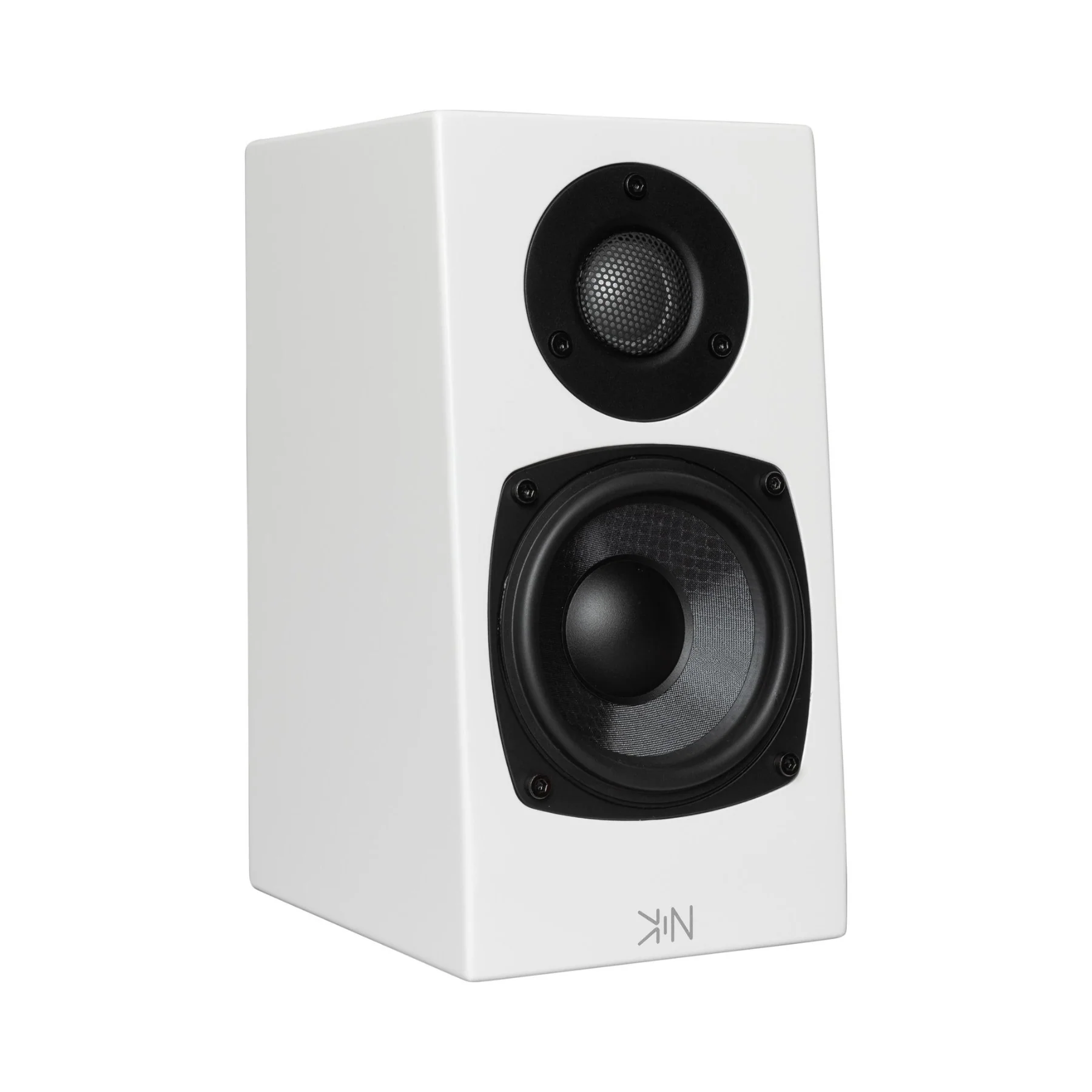 KIN One Bookshelf Speakers – Satin White Pair - Clearance / Open Box - Image 2