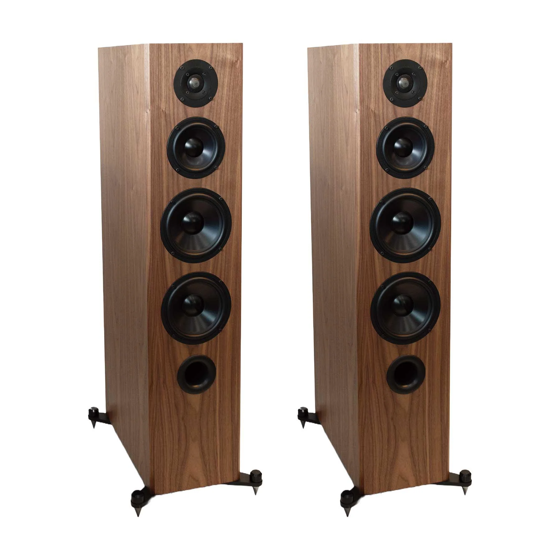 KLH Kendall 2F 3-Way Floorstanding Home Theater Speakers with Real Wood Veneer