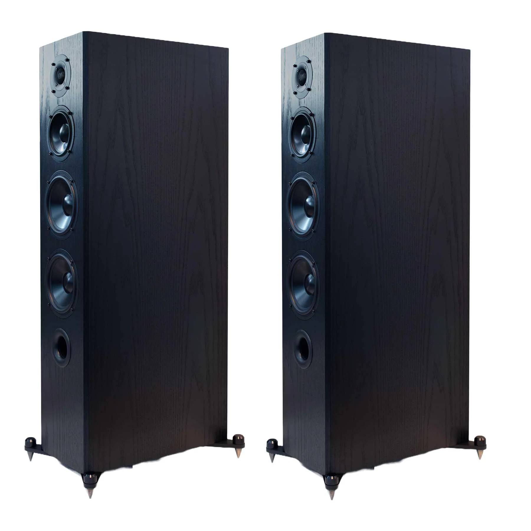 KLH Kendall 2F 3-Way Floorstanding Home Theater Speakers with Real Wood Veneer - Image 2
