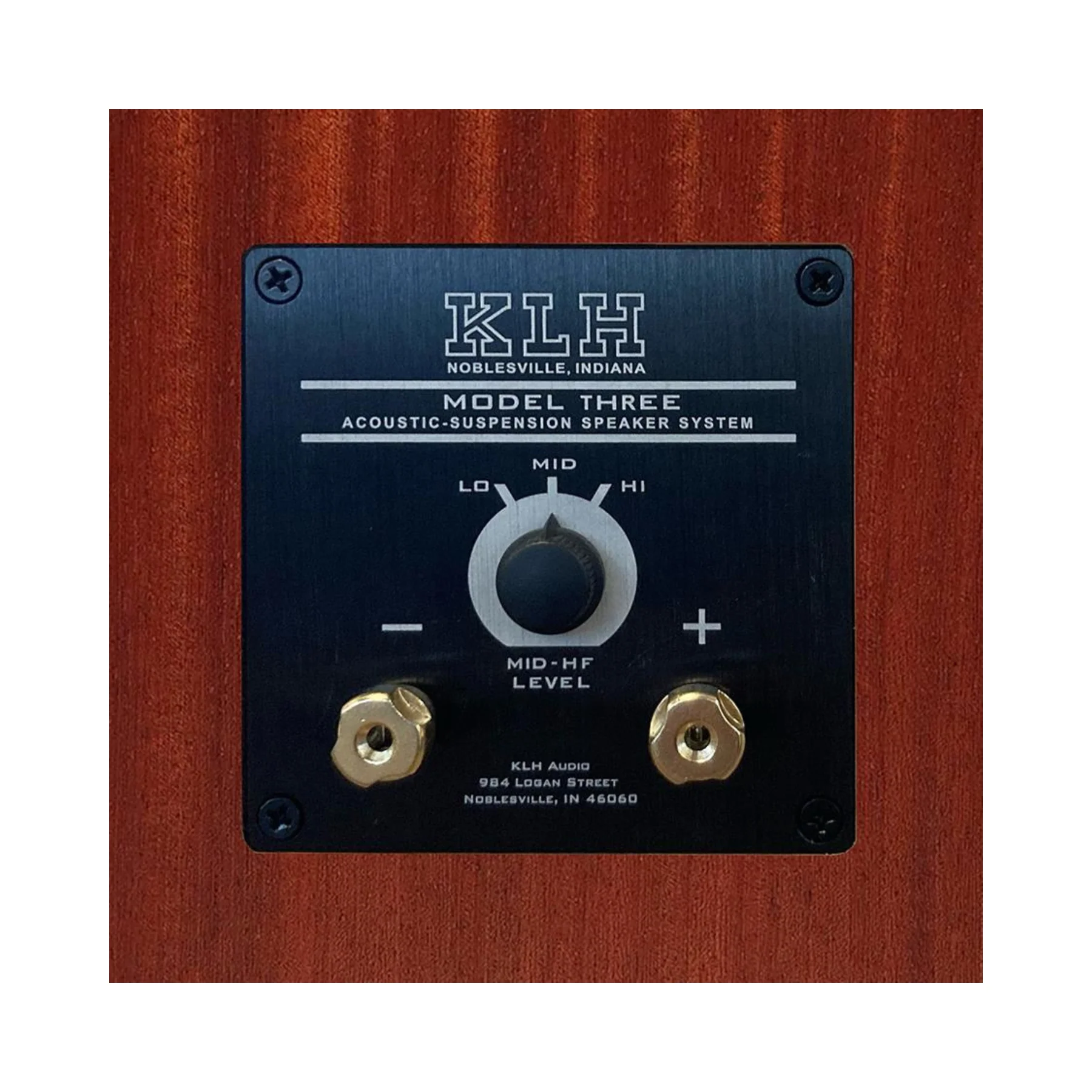 KLH Model Three Bookshelf Speaker - Each (Mahogany) - Clearance / Open Box - Image 4