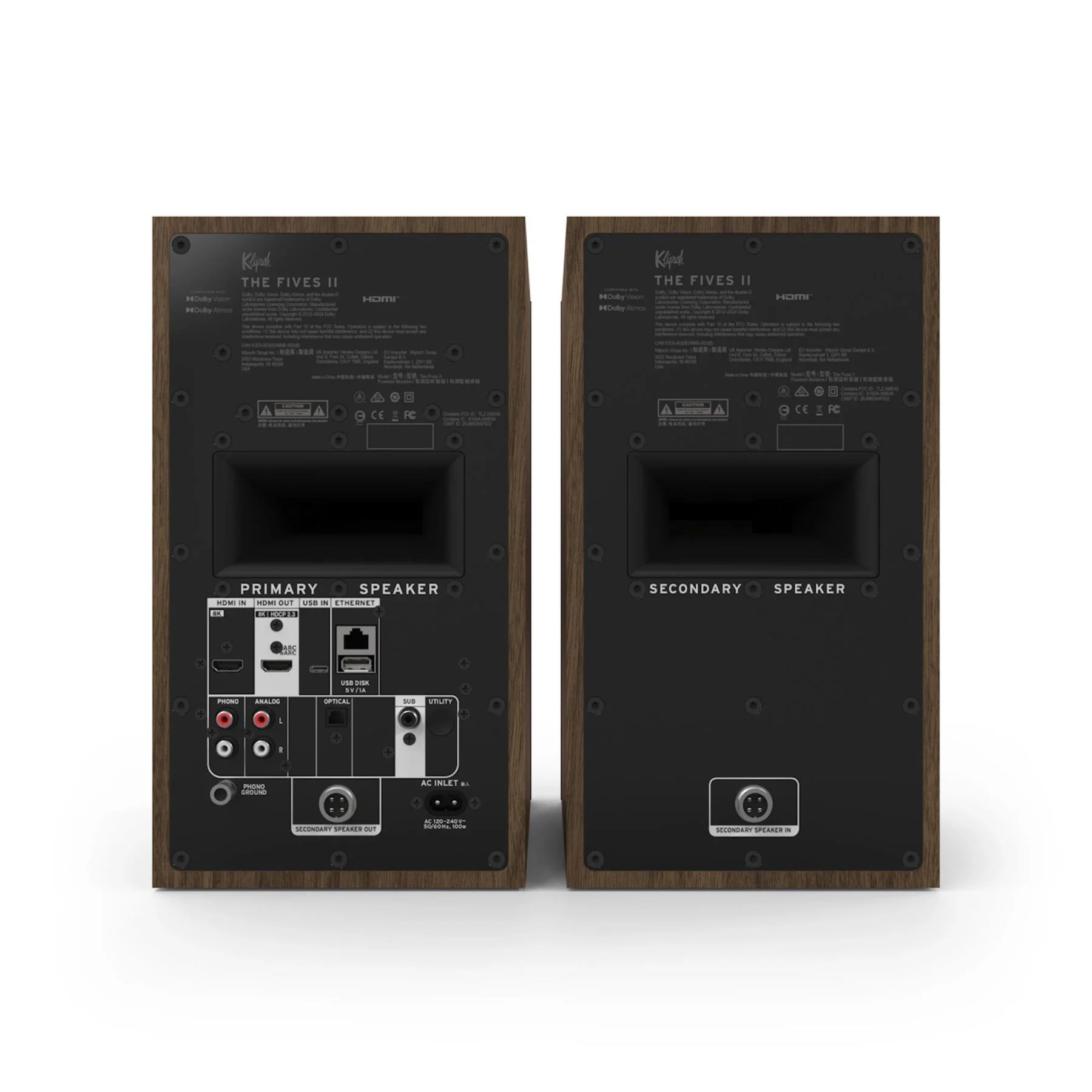 Klipsch The Fives II Dolby Atmos Powered Speakers - Image 7