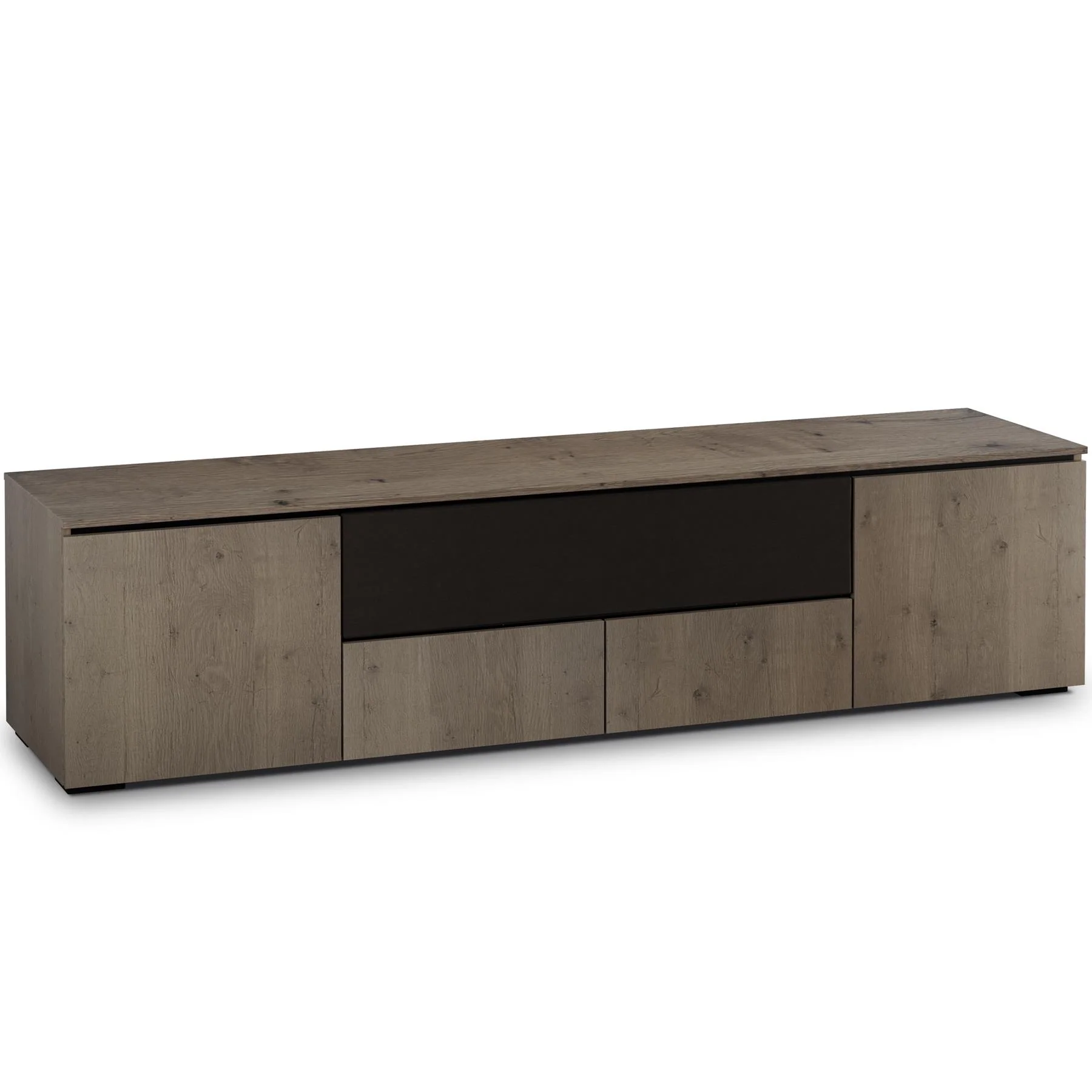 Lancaster 245 Quad Audio/Video Cabinet - Barnboard Oak