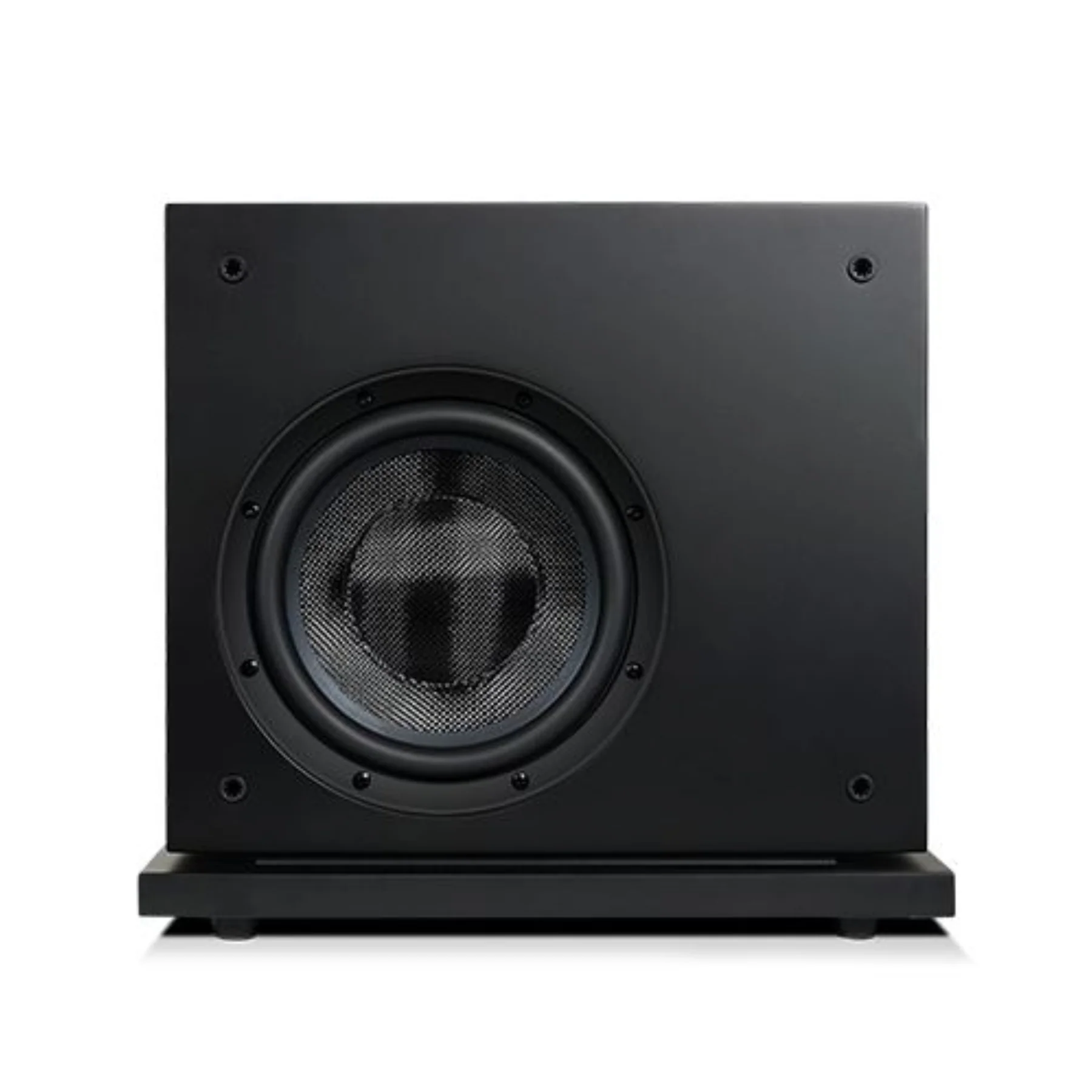 Leon Aaros Series A8-200 - 8" Ultra-Thin Powered Subwoofer (Black) - Clearance / Open Box - Image 2