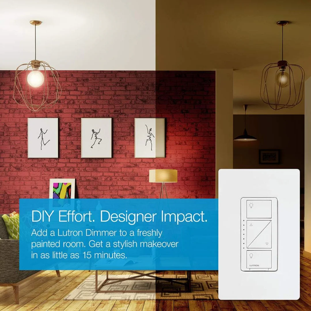 Lutron Caseta Smart Lighting Dimmer Switch and Remote Kit | P-PKG1W-WH | White - Image 10