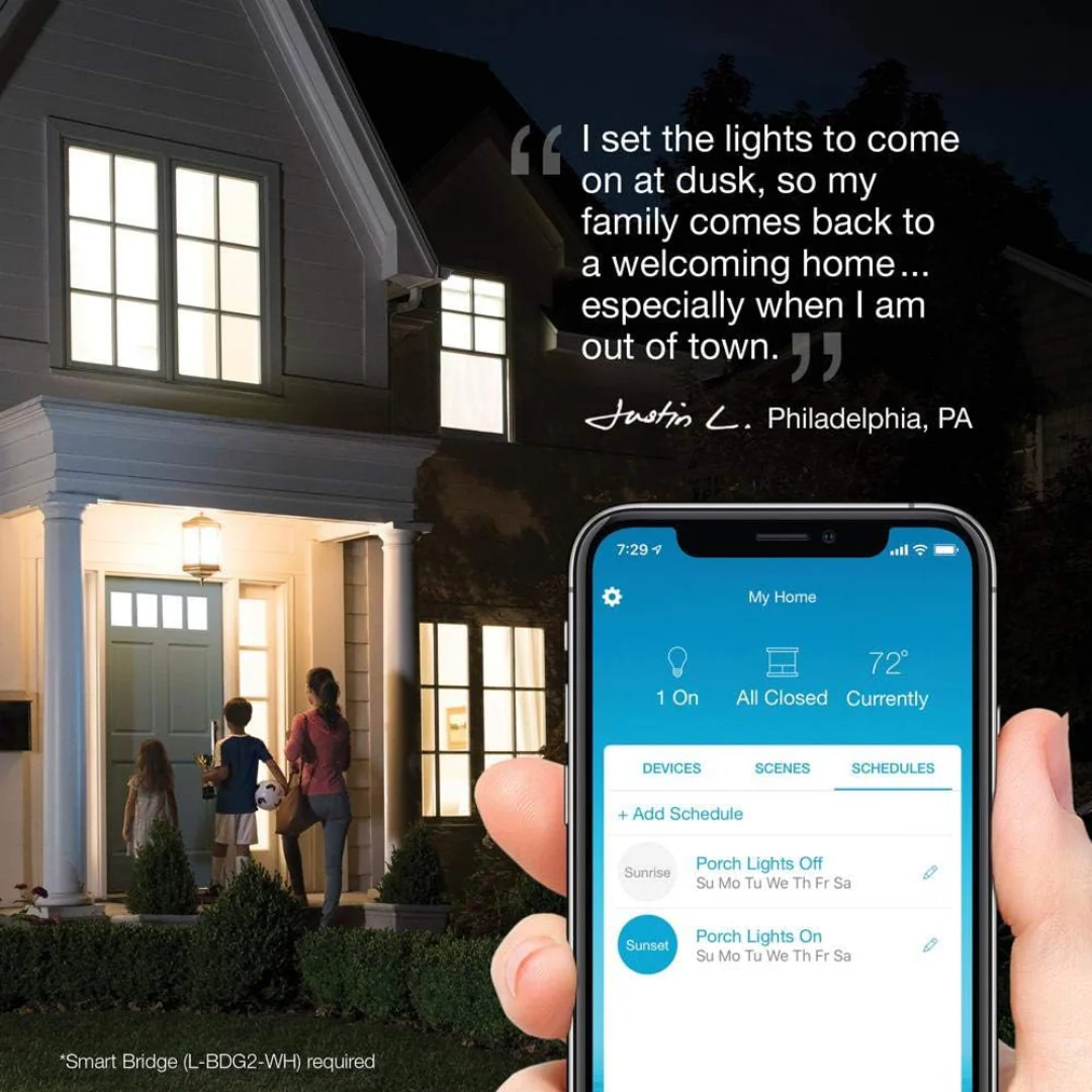 Lutron Caseta Smart Lighting Dimmer Switch and Remote Kit | P-PKG1W-WH | White - Image 12