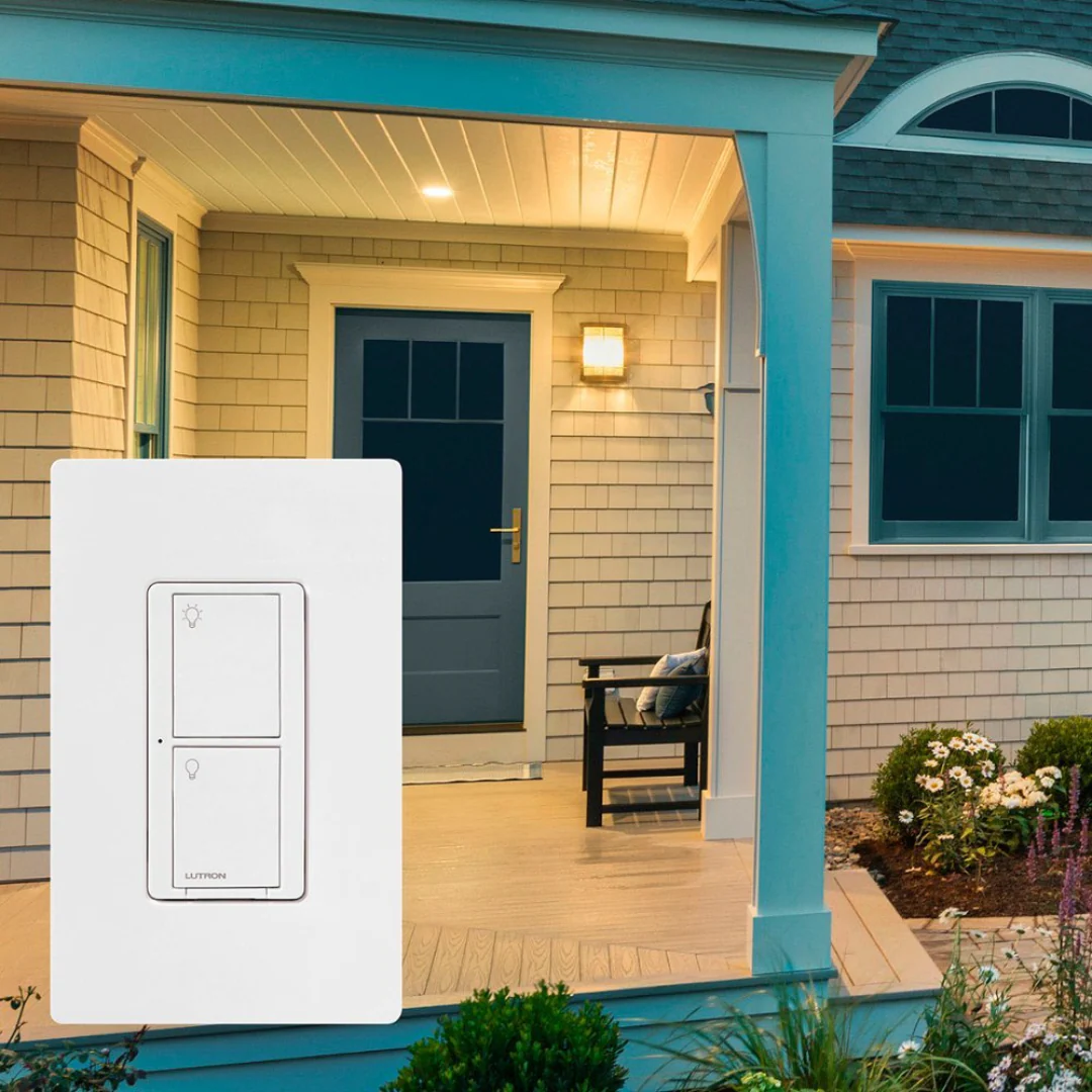 Lutron Caseta Smart Switch Starter Kit | P-BDG-PKG1WS | White - Image 4