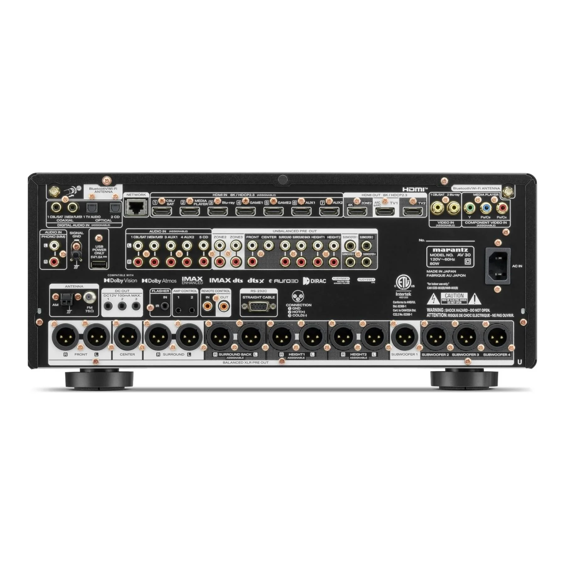 Marantz AV 30 11.4-Channel Preamplifier/Processor - Image 4