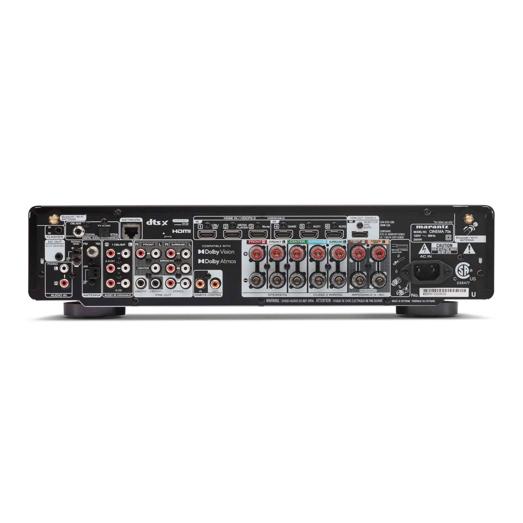 Marantz CINEMA 70s - Slimline 7.2 Ch 8K AV Receiver - Image 2