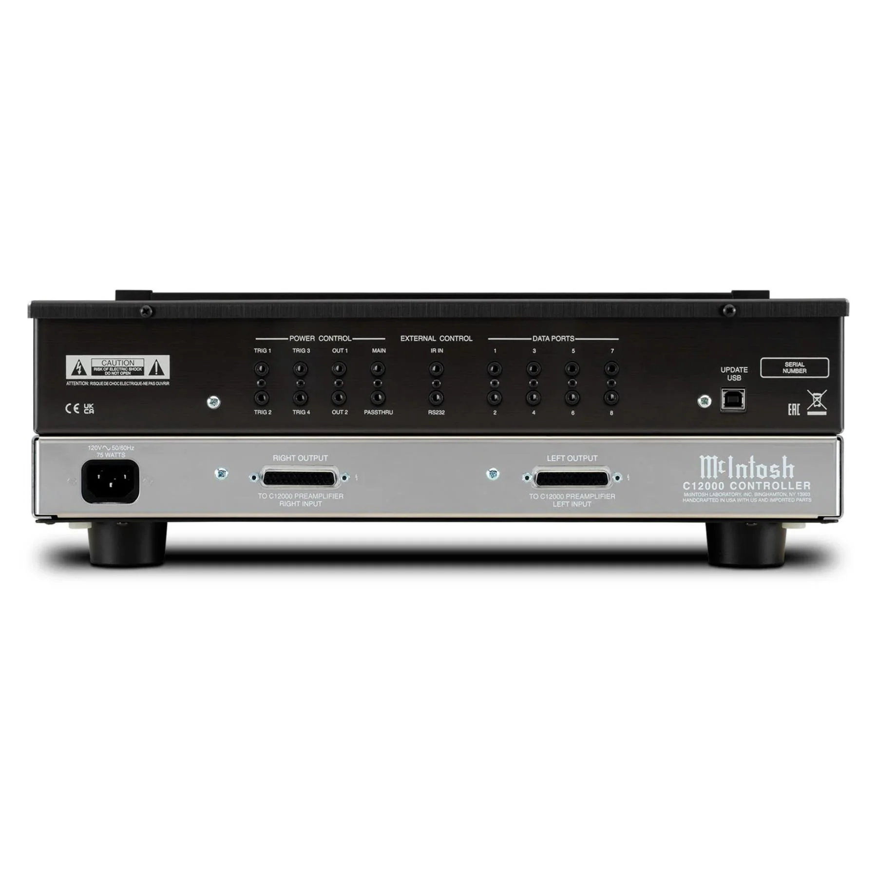 McIntosh C12000 2-Channel Solid State and Vacuum Tube Preamplifier - Image 5
