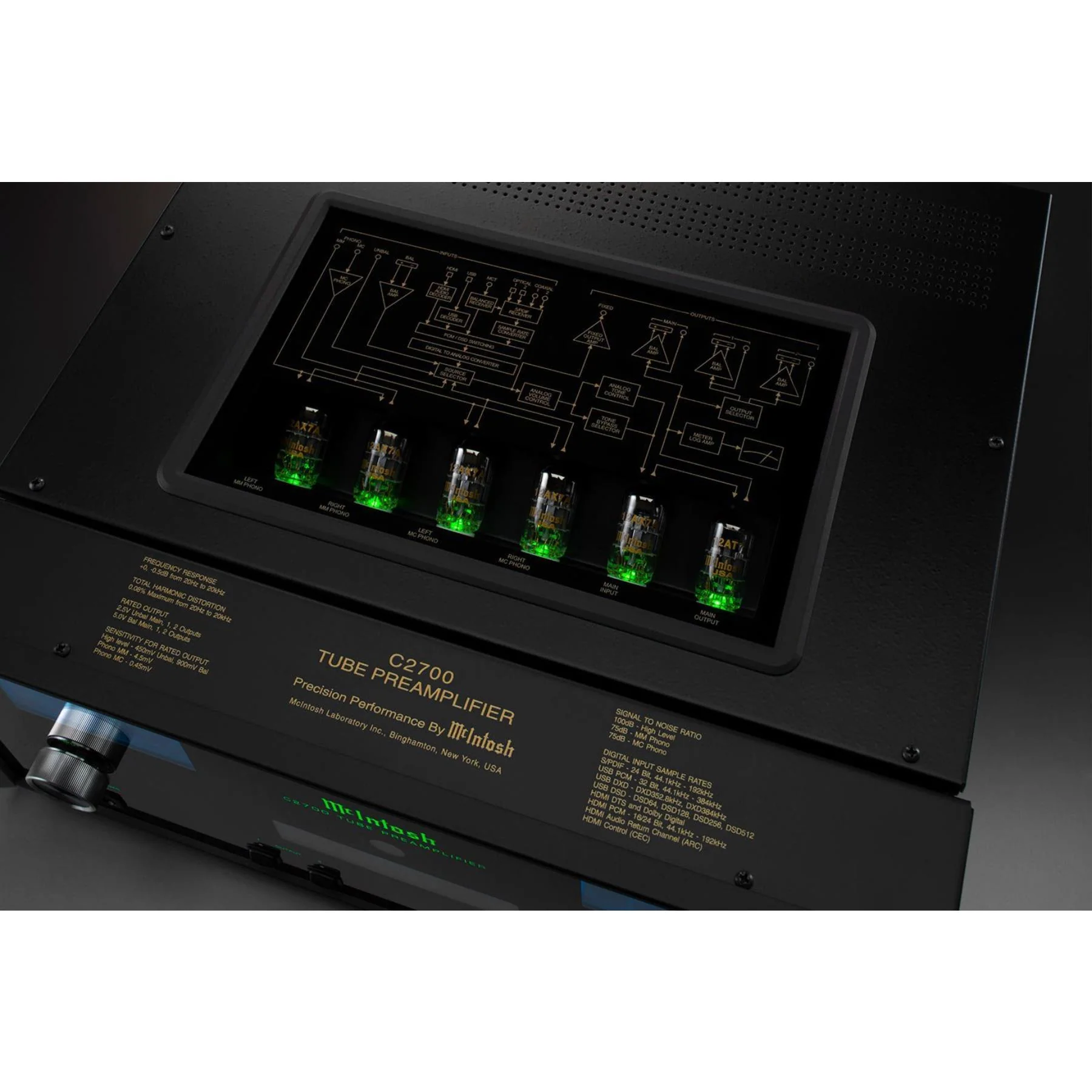 McIntosh C2700 2-Channel Vacuum Tube Preamplifier - Image 4