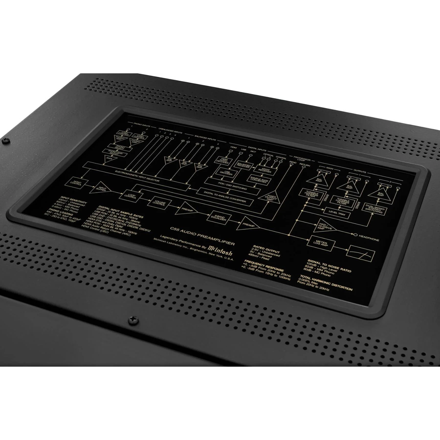 McIntosh C55 2-Channel Solid State Preamplifier - Image 4