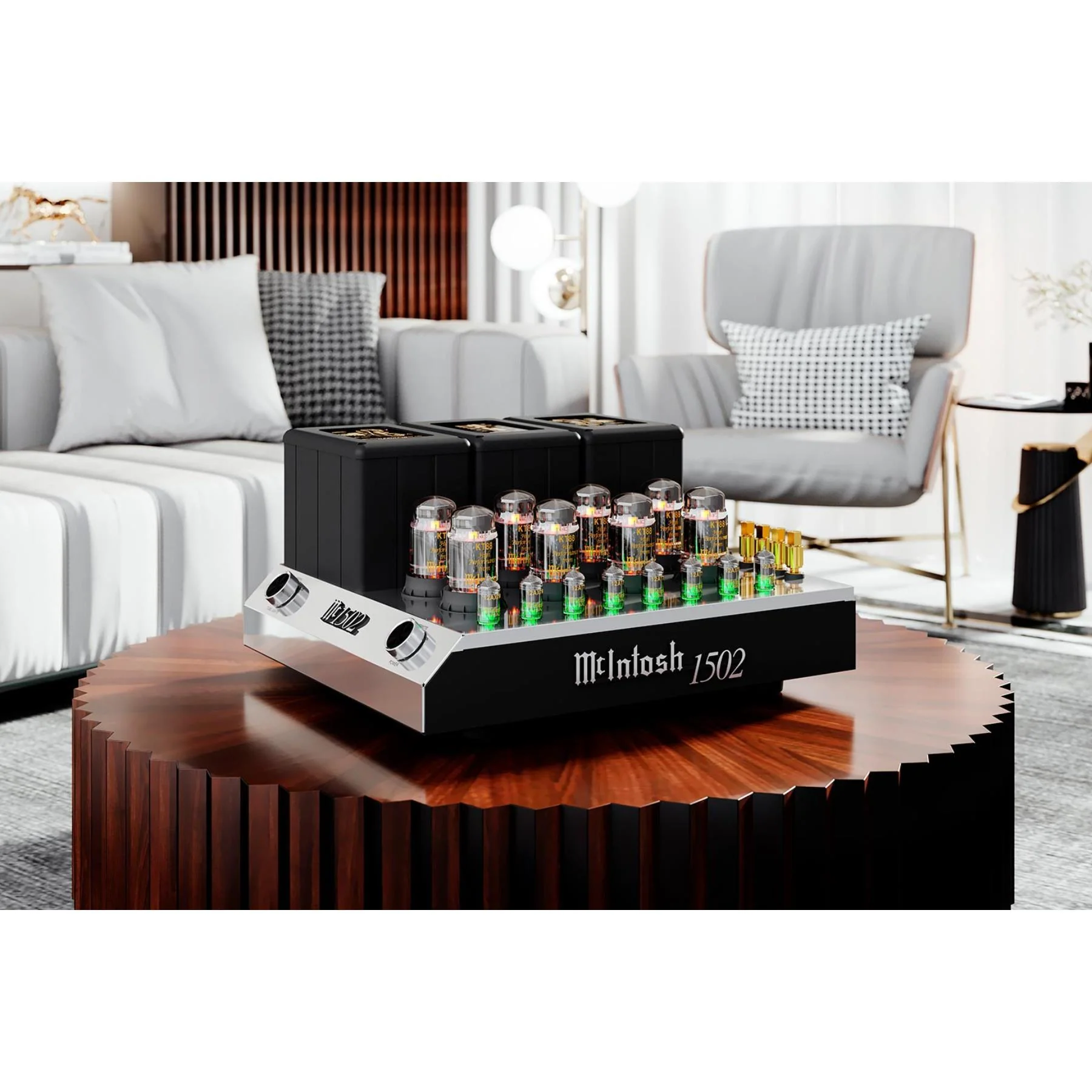 McIntosh MC1502 2-Channel Vacuum Tube Amplifier - Image 2