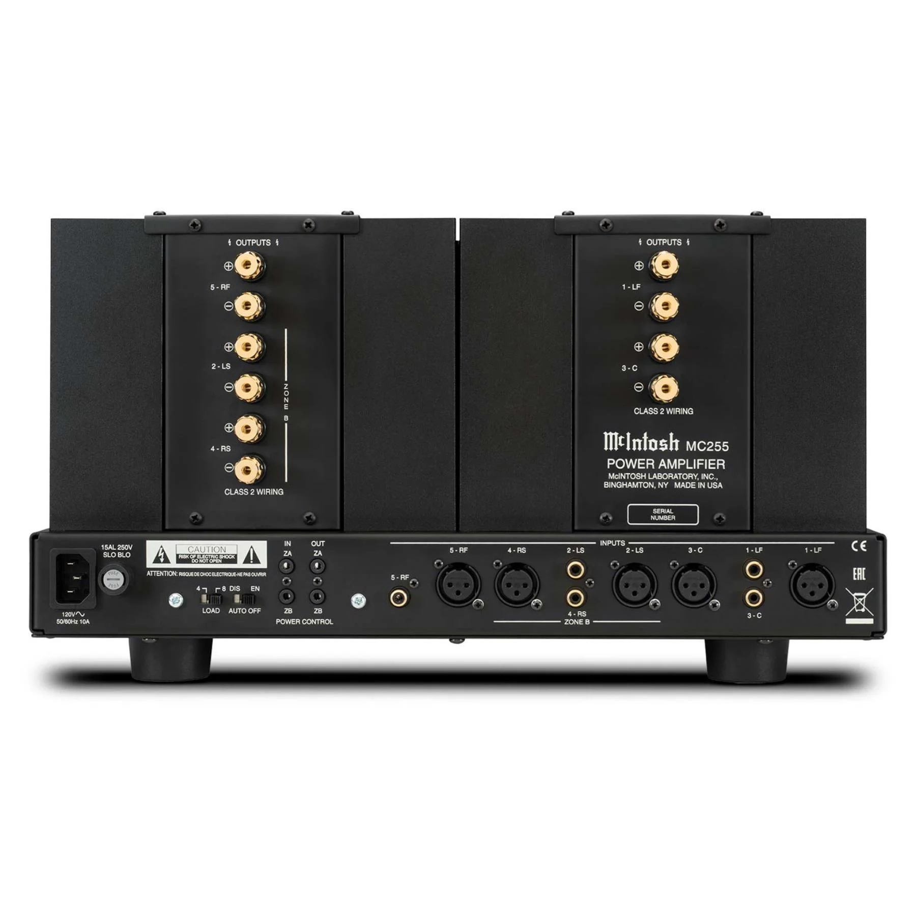 McIntosh MC255 5-Channel Solid State Amplifier - Image 2