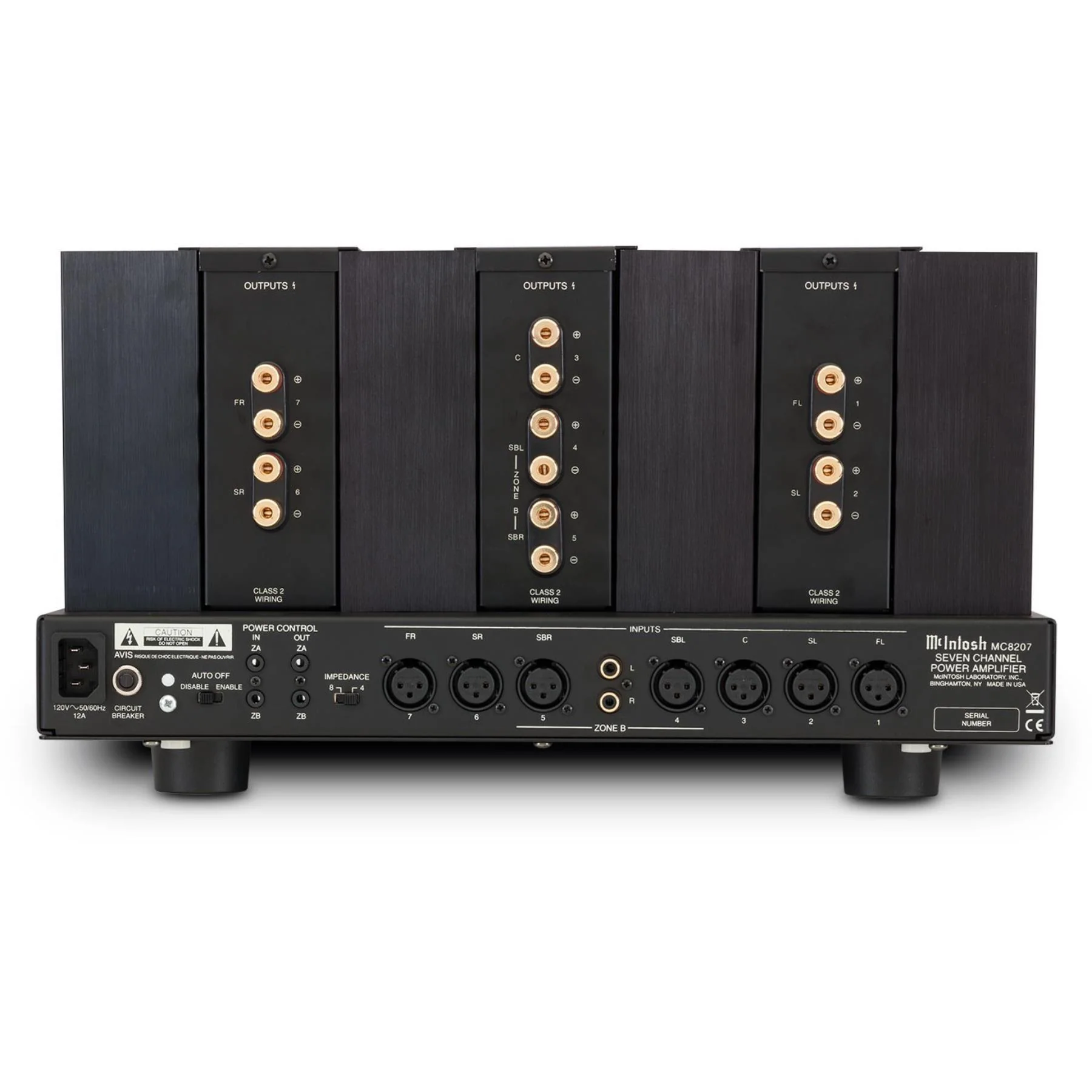 McIntosh MC8207 7-Channel Solid State Amplifier - Image 2