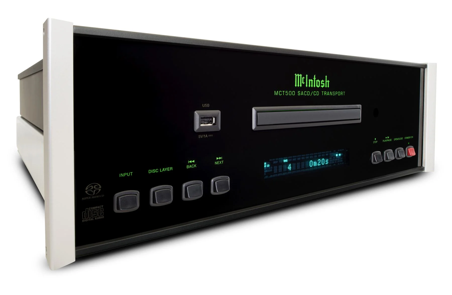 McIntosh MCT500 2-Channel SACD/CD Transport - Image 3