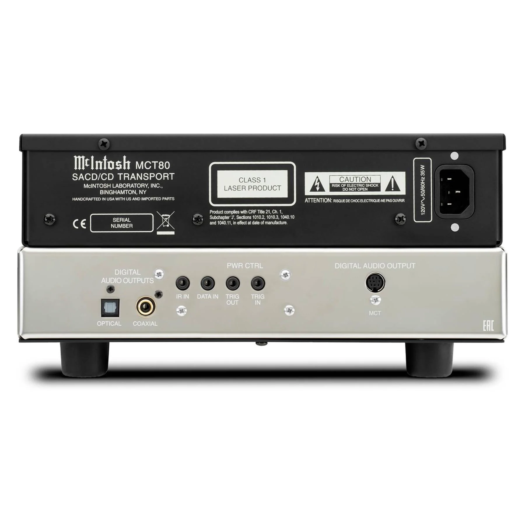 McIntosh MCT80 2-Channel SACD/CD Transport - Image 3