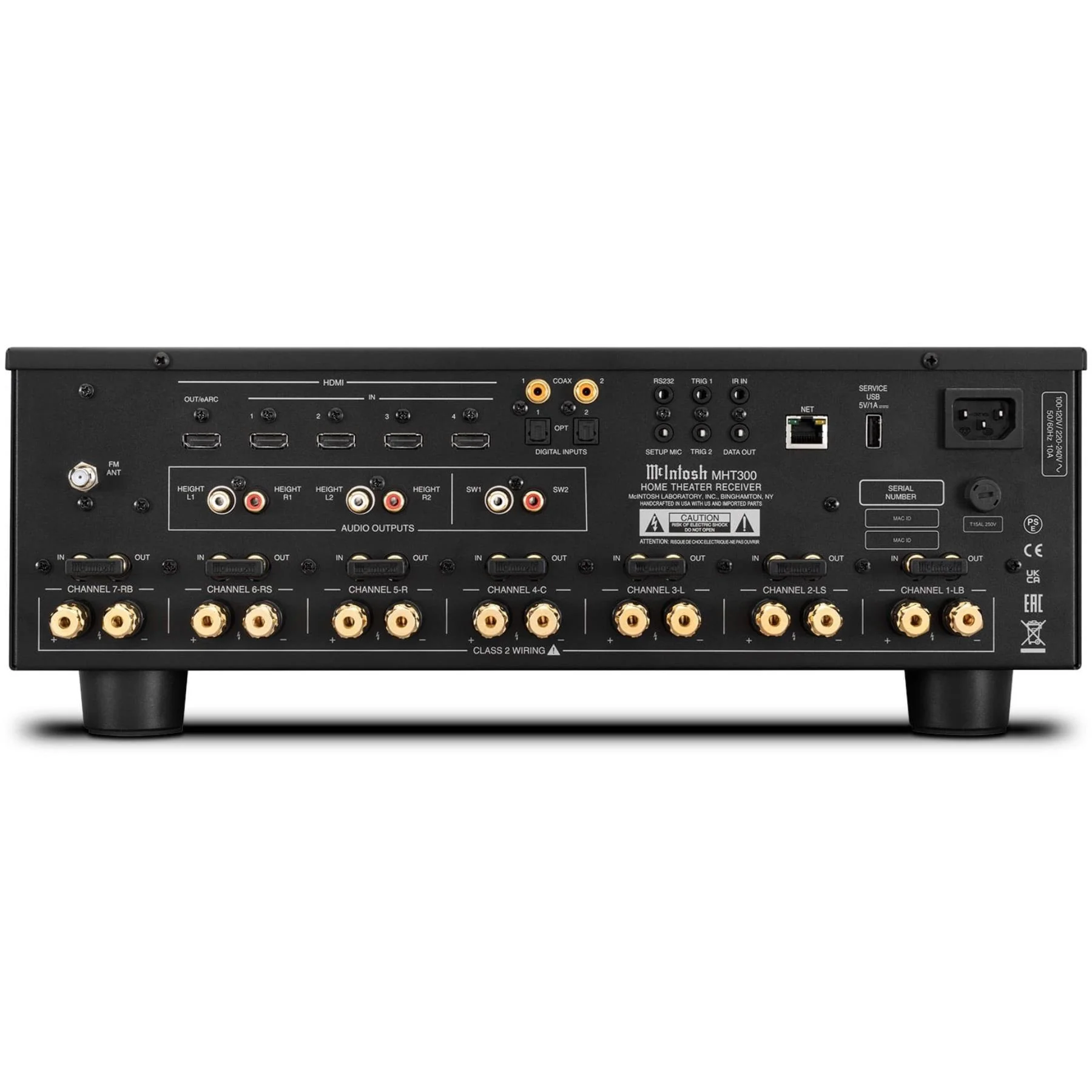 McIntosh MHT300 7.2 Channel Home Theater Receiver - Image 3