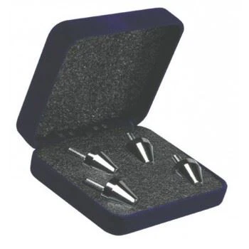 MOON FlatCones (Kit) - Chrome-finished flat bottom cones