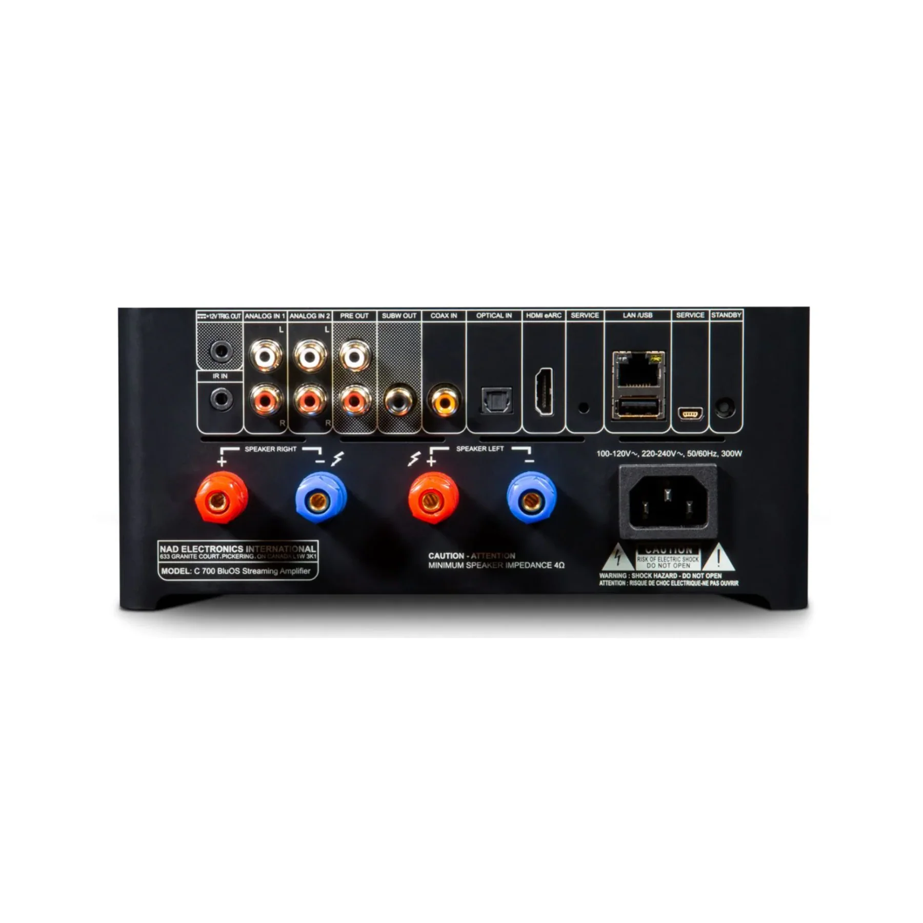 NAD C 700 BluOS Streaming Amplifier - Image 2