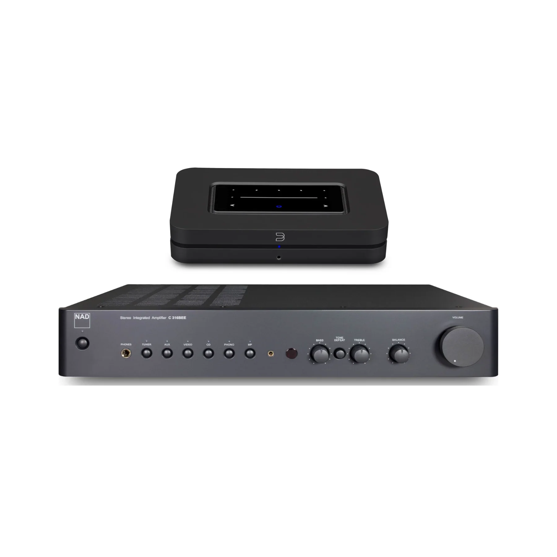 NAD C 316BEE V2 Integrated Amplifier & Bluesound NODE Music Streamer Bundle - Image 8