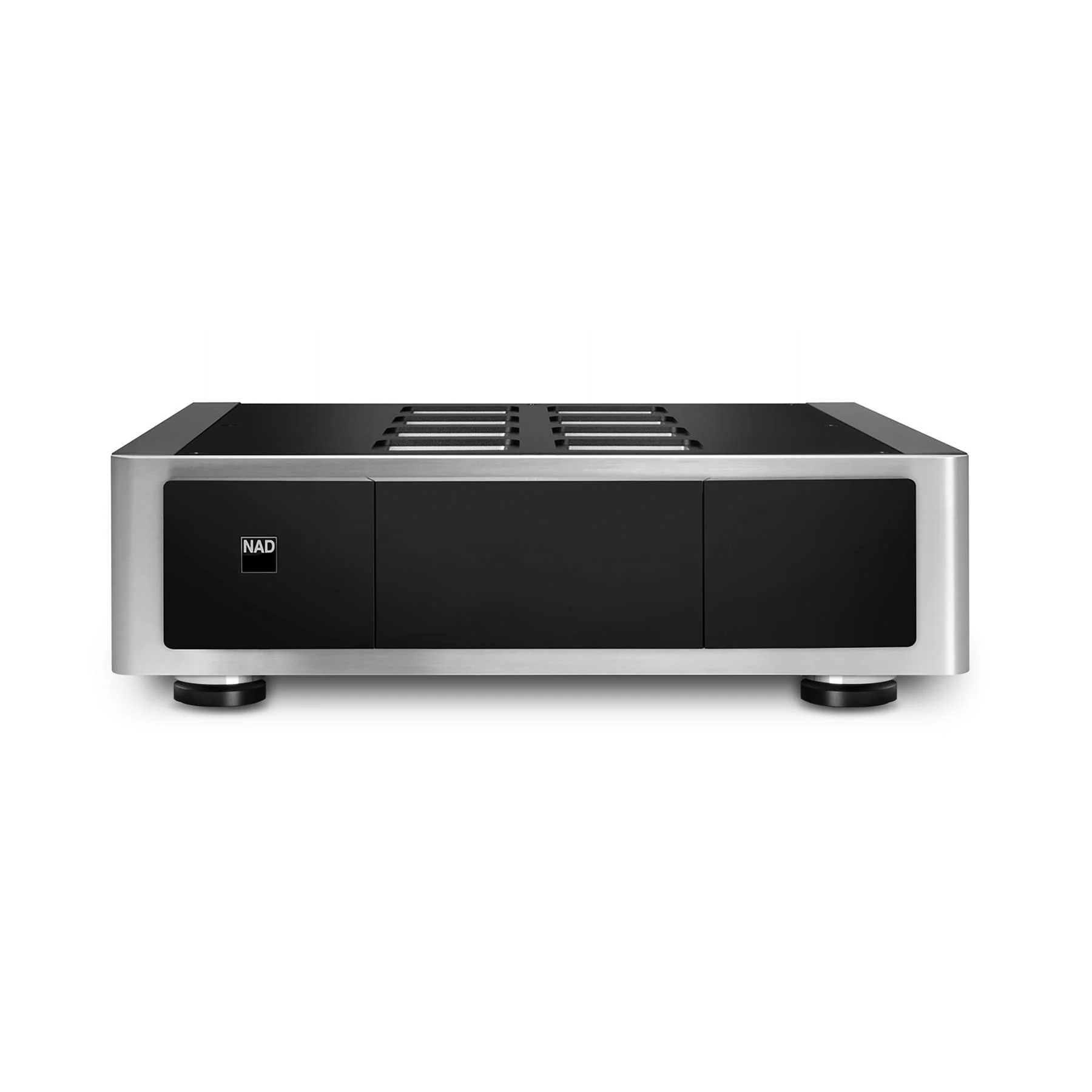 NAD M23 V2 200 x 2 Power Amp-Black/Silver