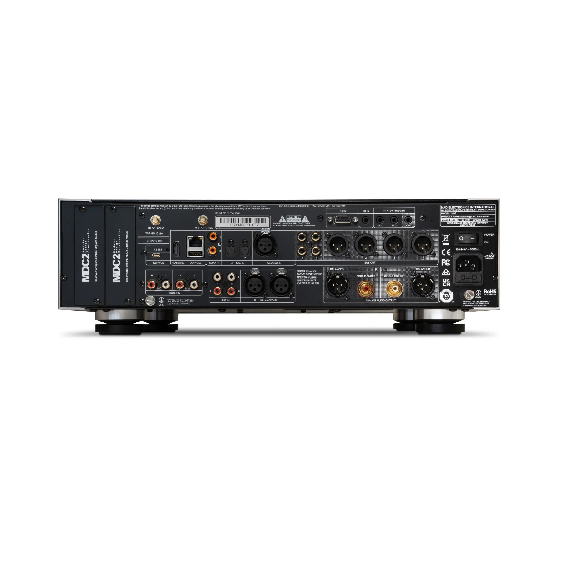 NAD Masters M66 Streaming DAC-Preamplifier - Image 2