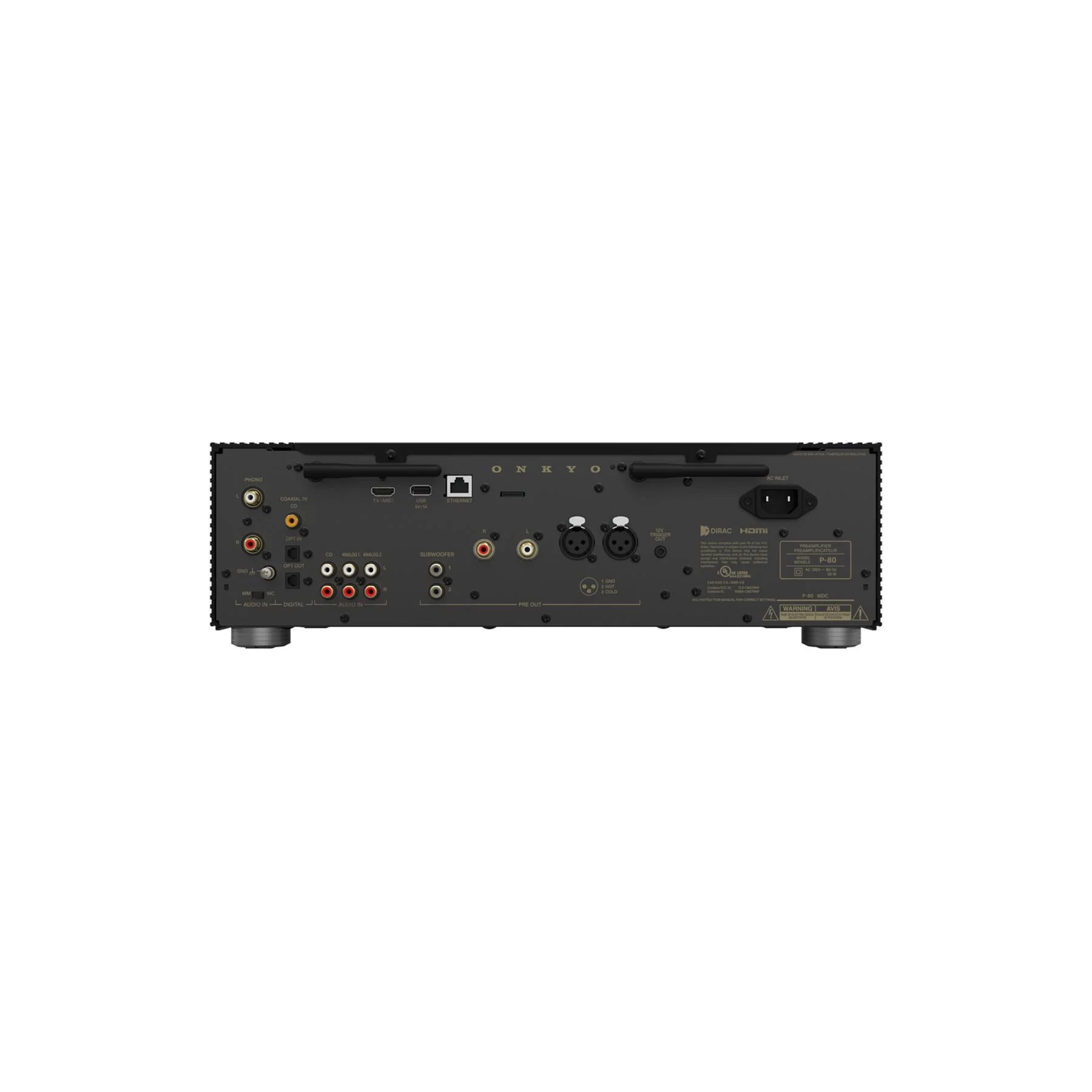 Onkyo P-80 Network Preamplifier - Image 10