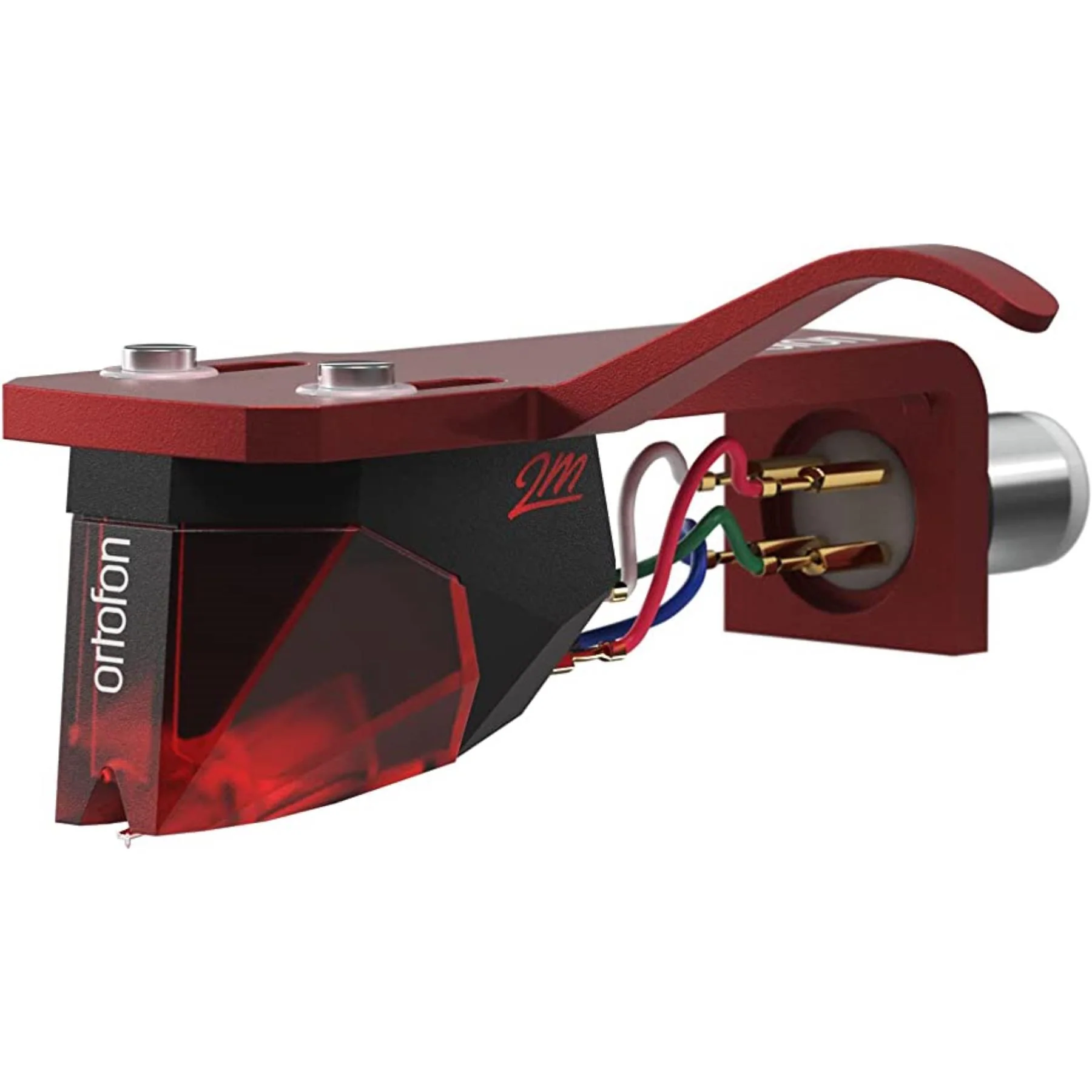 Ortofon 2M Red Cartridge Mounted on SH-4 Headshell