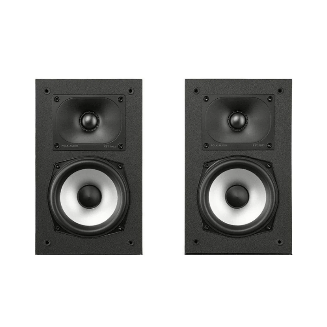 Polk Monitor XT15 Compact Bookshelf Speakers with XT30 Center Channel Speaker - Image 2