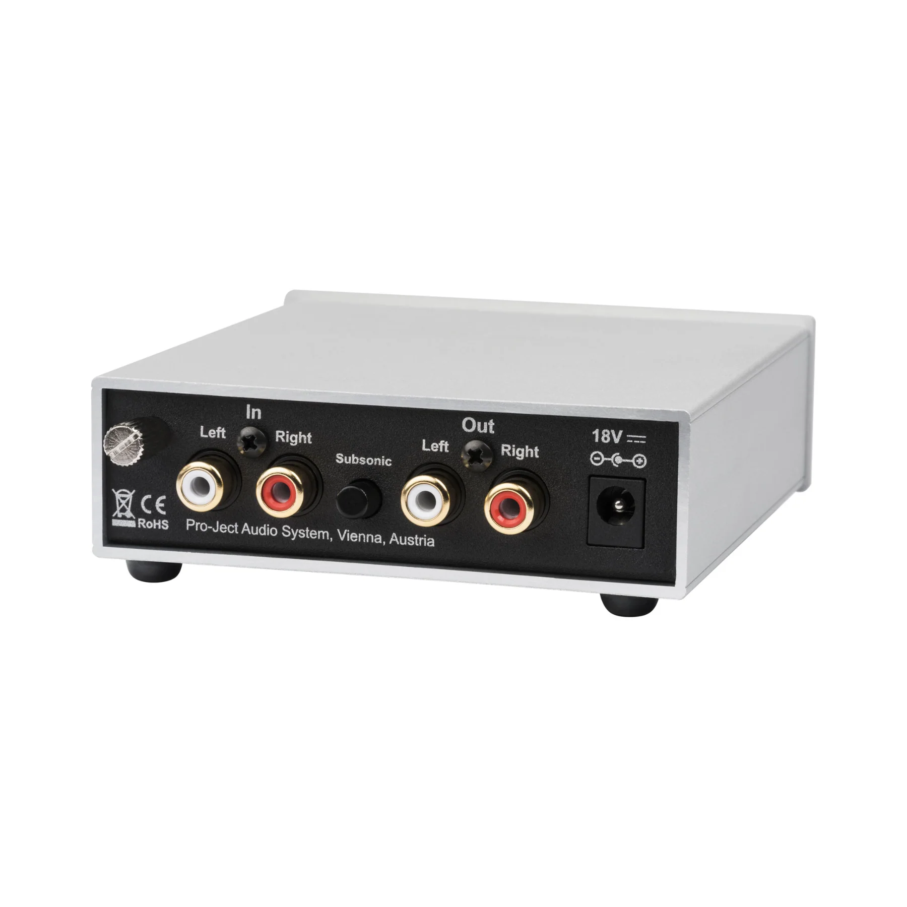 Pro-Ject Phono Box S2 High-Performance MM/MC Phono Preamp (Black) - Clearance / Open Box - Image 2