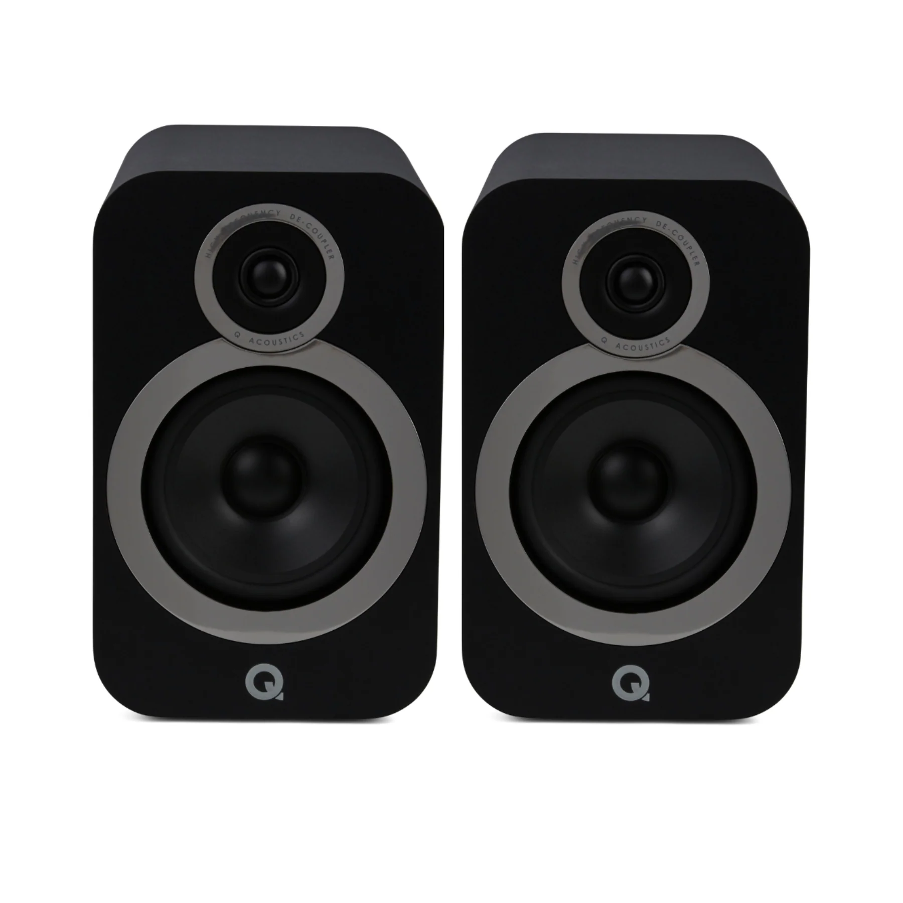 Q Acoustics 3010i Bookshelf Speakers (Carbon Black) - Clearance / Open Box