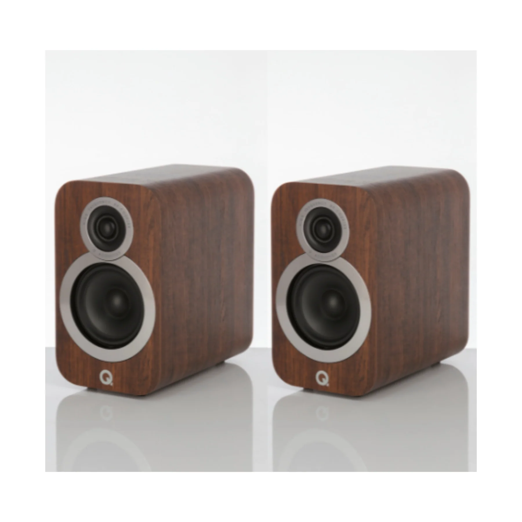 Q Acoustics 3010i Bookshelf Speakers (English Walnut) - Clearance / Open Box - Image 3