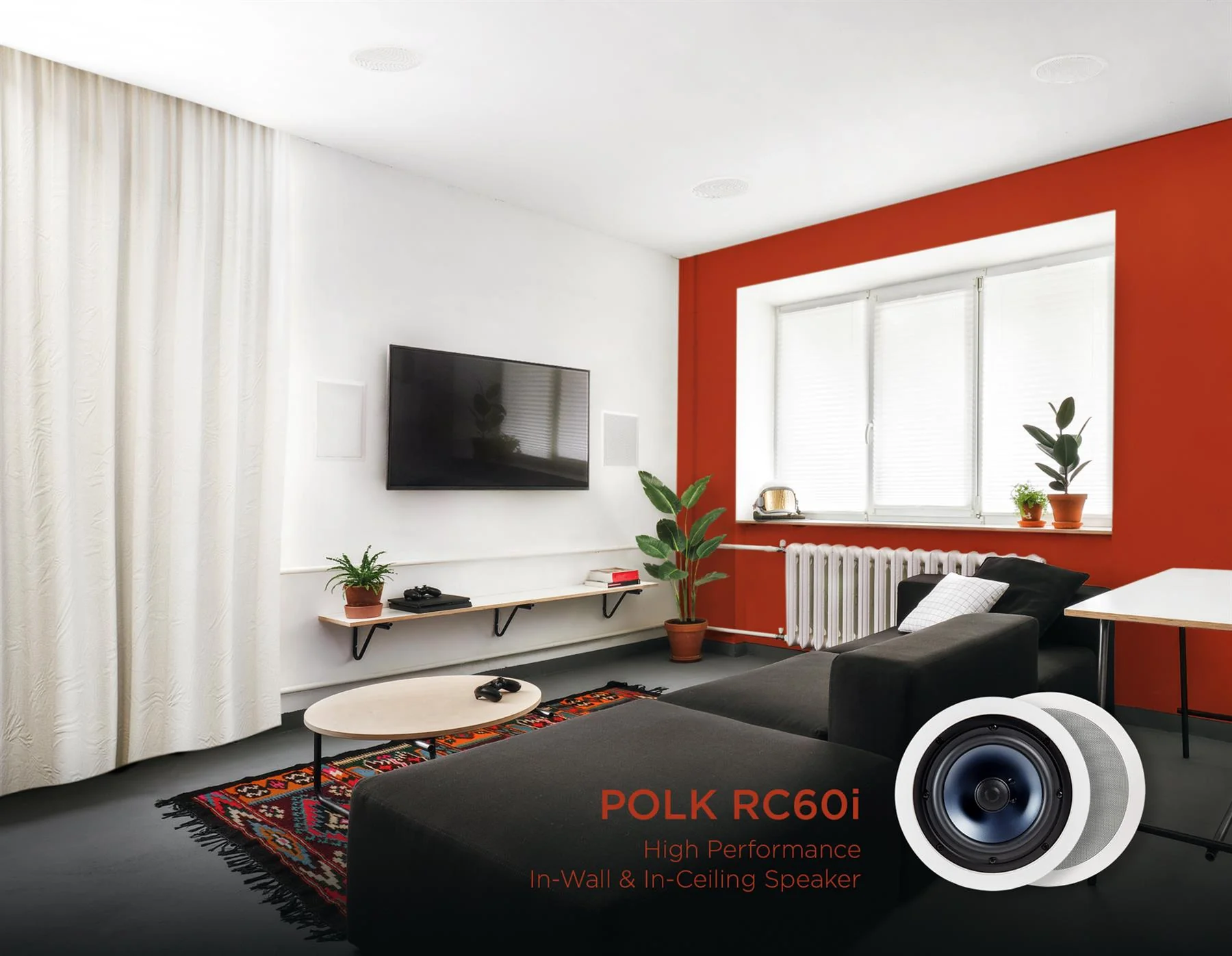 Polk Audio RC60i 2-way Premium In-Ceiling 6.5" Round Speakers (Pair) - Image 6
