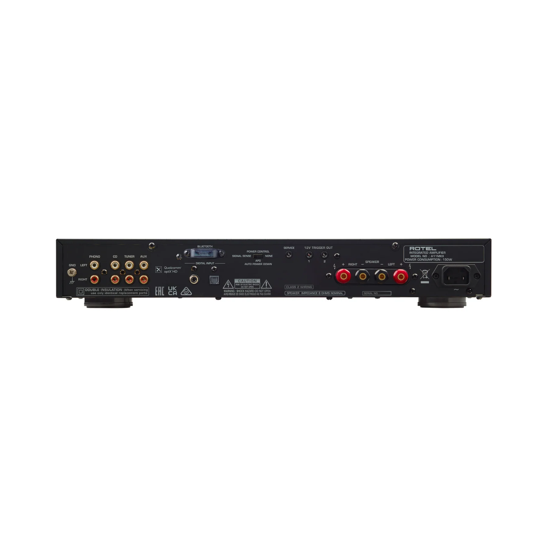 Rotel A11MK2 Integrated Amplifier (Black) - Clearance / Open Box - Image 2