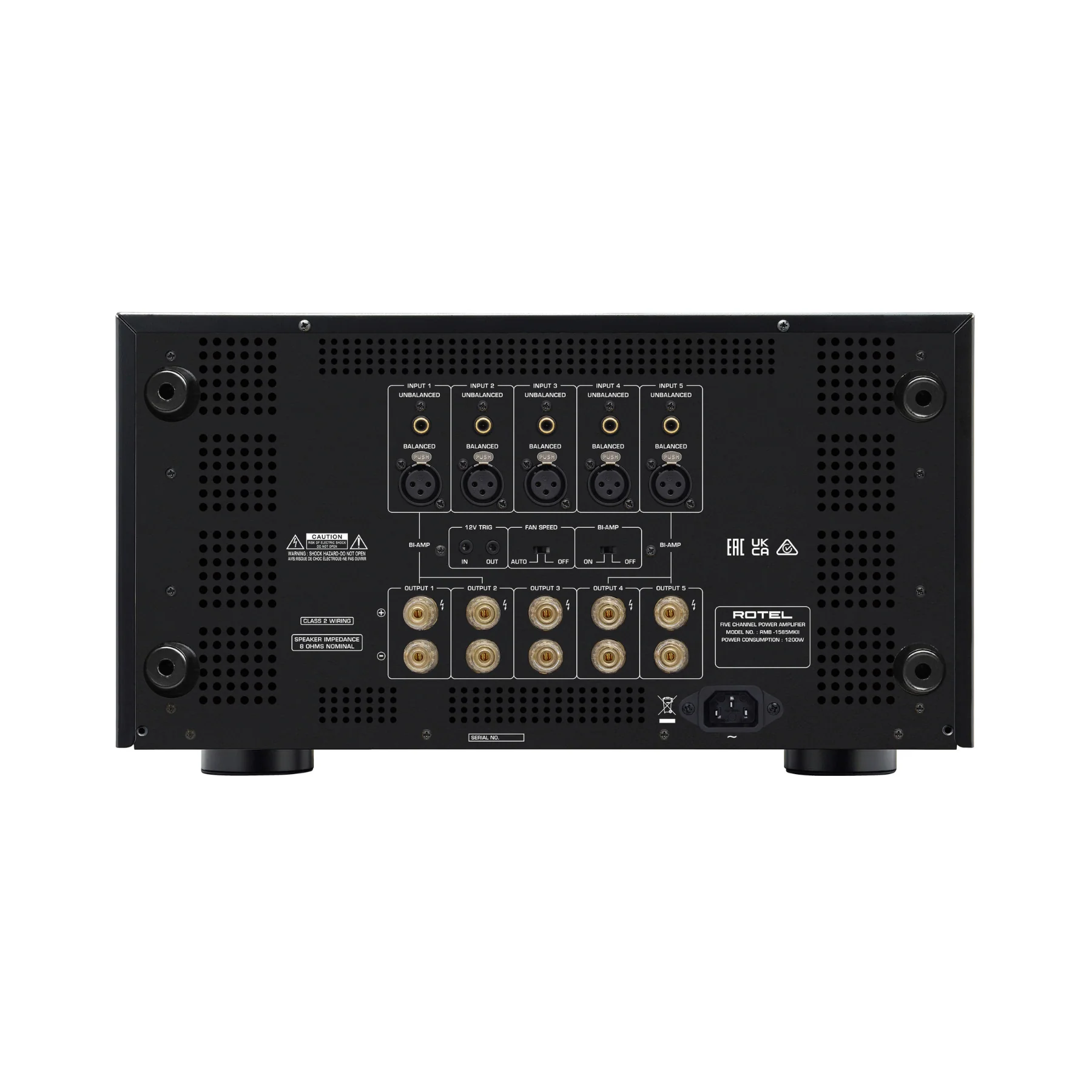 Rotel RMB-1585MK2 5-Channel Amplifier - Image 3