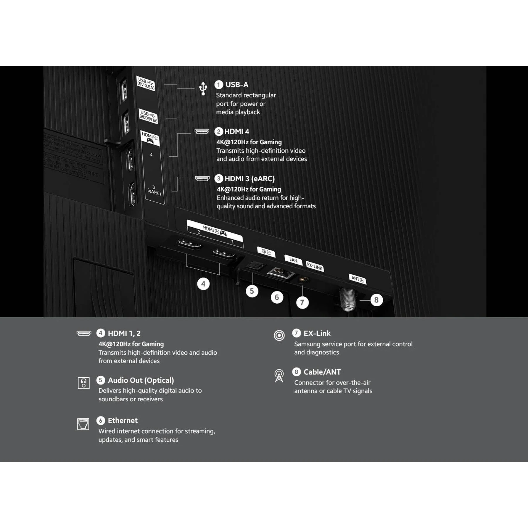 Samsung S85H OLED 4K Smart TV 48" (2026) - Image 4