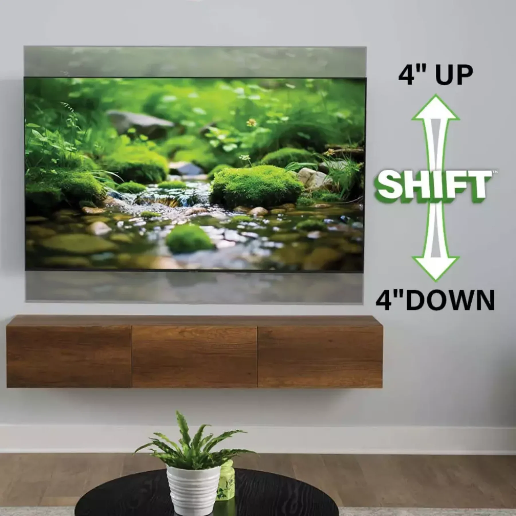 SANUS Advanced Full-Motion 4D + Shift TV Wall Mount for 42" - 90" - Image 2