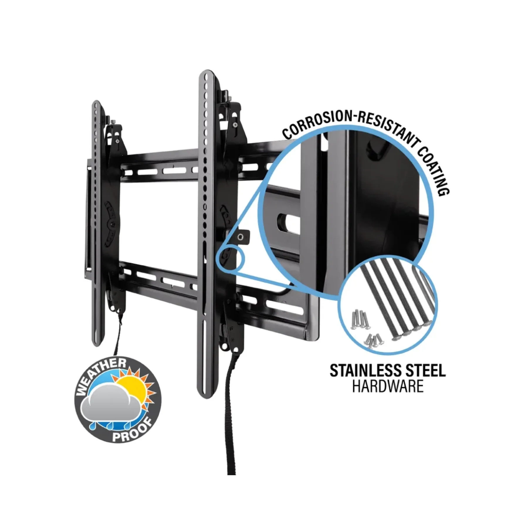 Sanus VODLT1 Premium Large Outdoor TV Tilt Mount 37" - 95" - Image 3