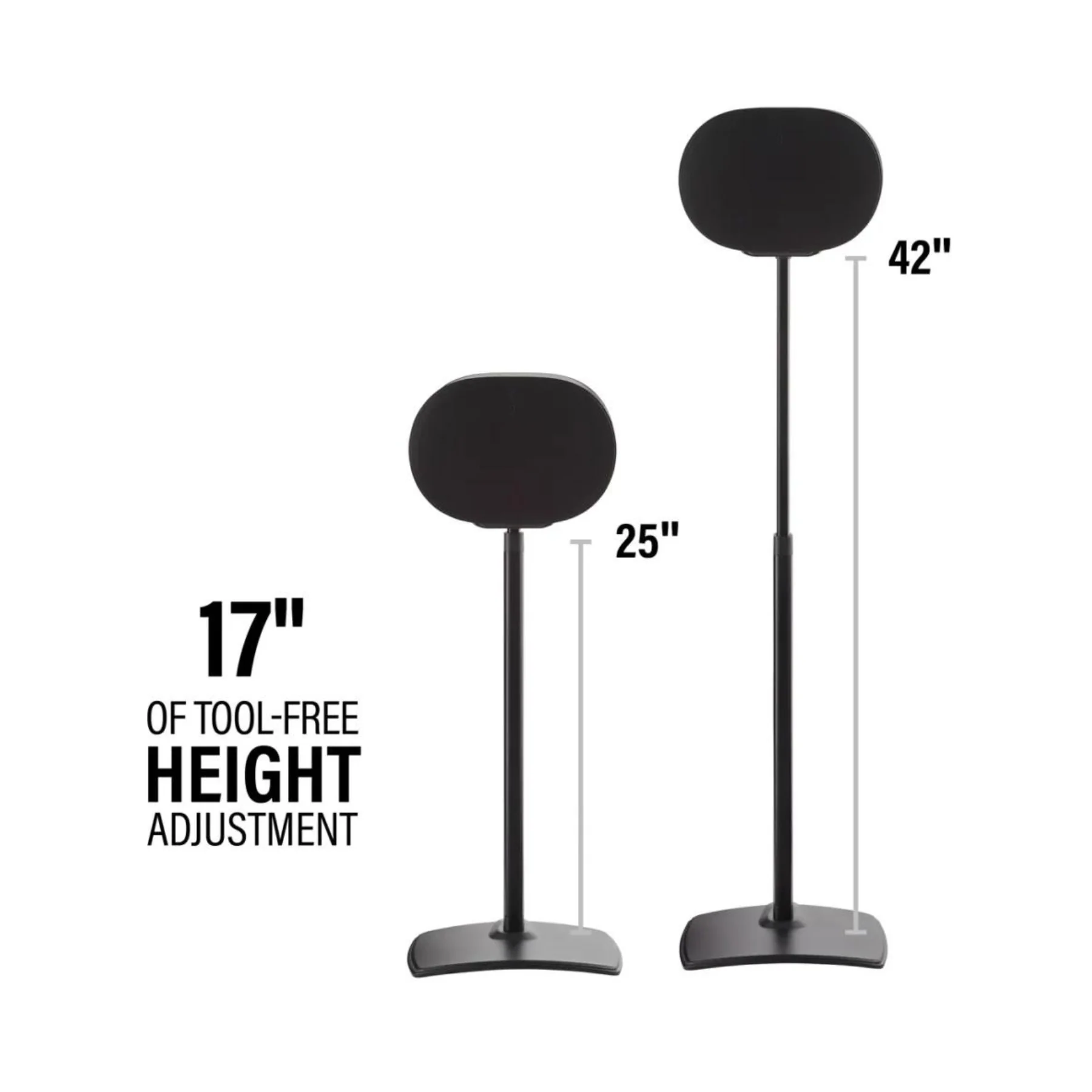 Sanus WSSE3A2 Height Adjustable Stand for Sonos Era 300 (Pair) - Clearance / Open Box