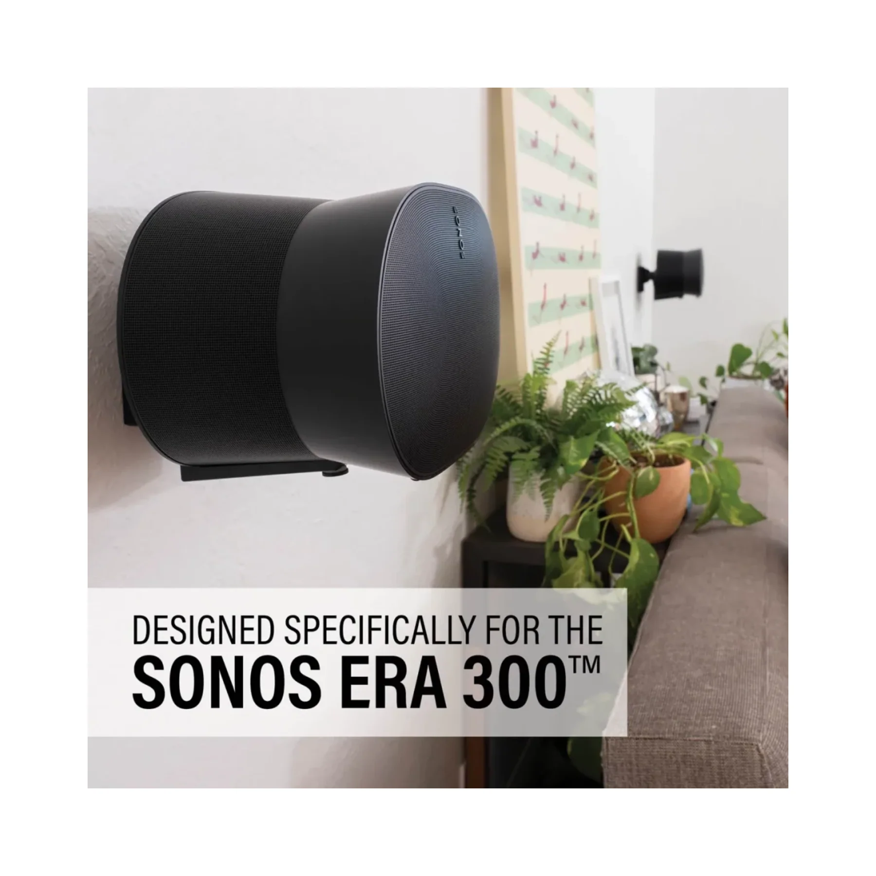Sanus WSWME31 Wall Mount for Sonos Era 300 (Each) Black - Clearance / Open Box - Image 5