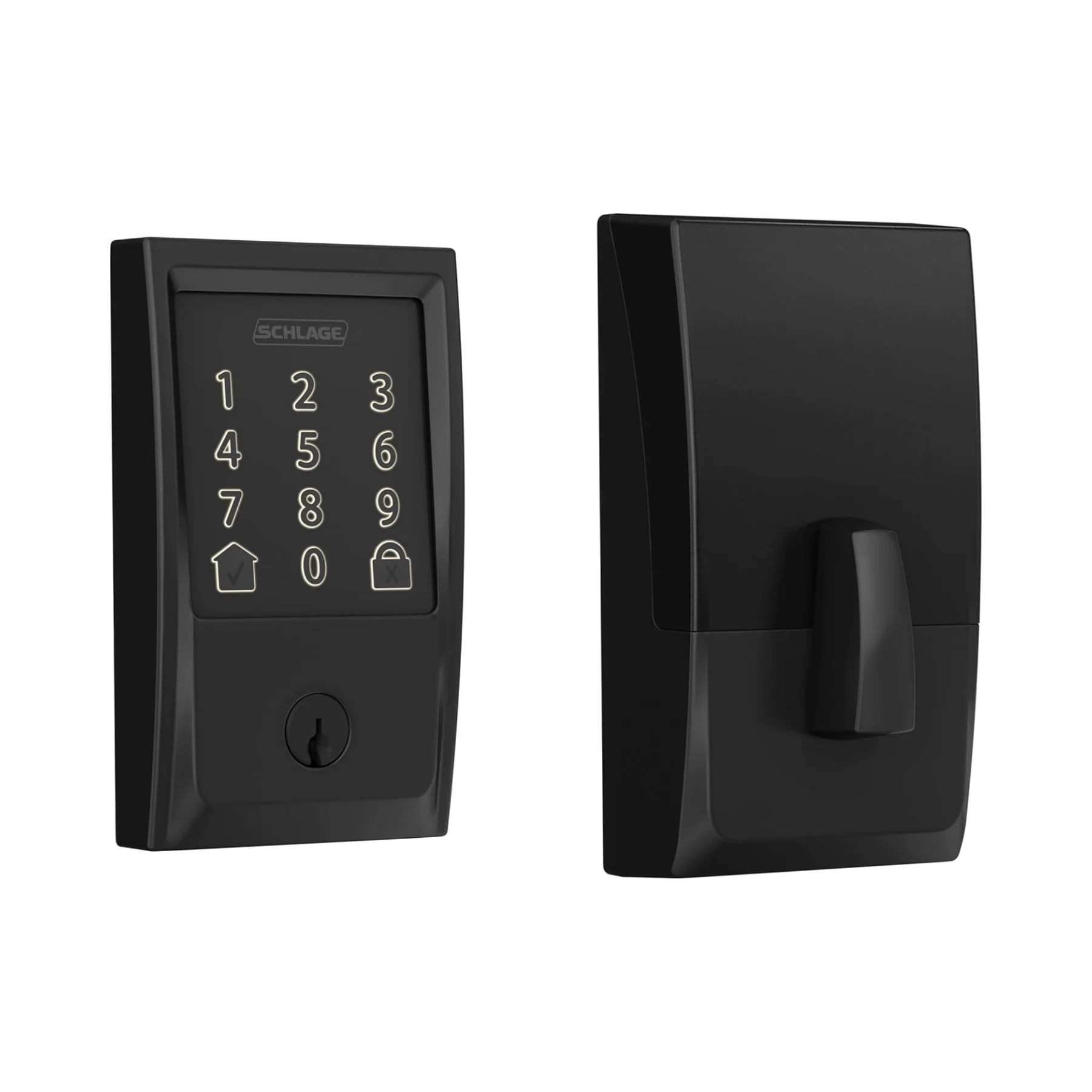 Schlage Encode Smart WiFi Deadbolt Lock for Front Door (Matte Black) - Clearance / Open Box - Image 4