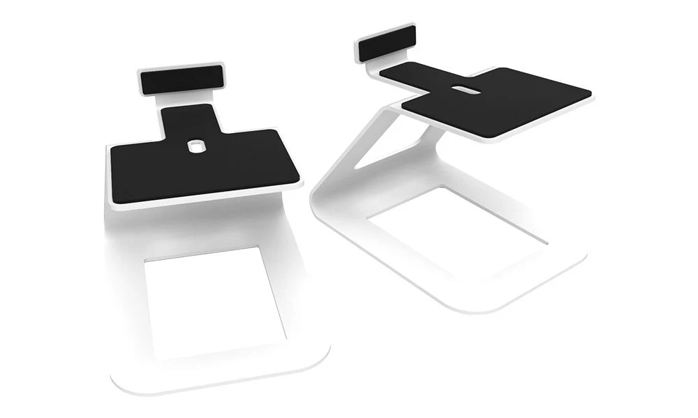 Kanto SE6 Elevated Desktop Speaker Stands for Large Speakers - Universal Compatibility - Supports up to 22 lb - Image 2