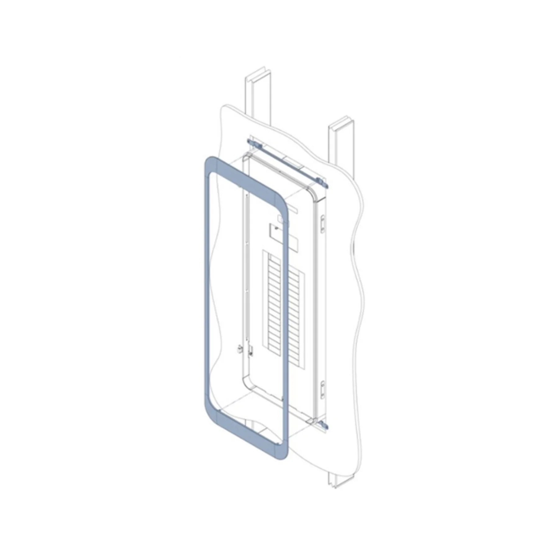 SPAN Flush Mount Trim Kit 1-01046 - Accessory for SPAN Panel MAIN 32 (1-00800) - Clearance / Open Box