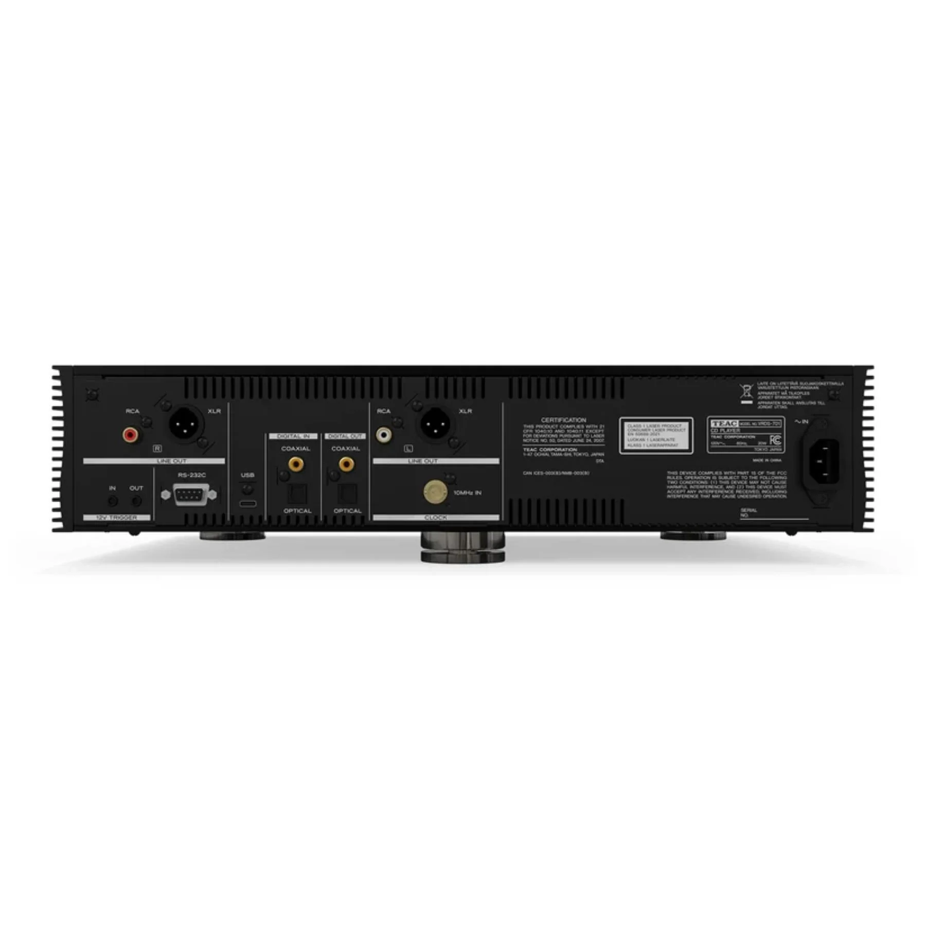TEAC VRDS-701 Dual Monaural USB/DAC CD Player/Pre-Amp/Headphone Amplifier - Image 3