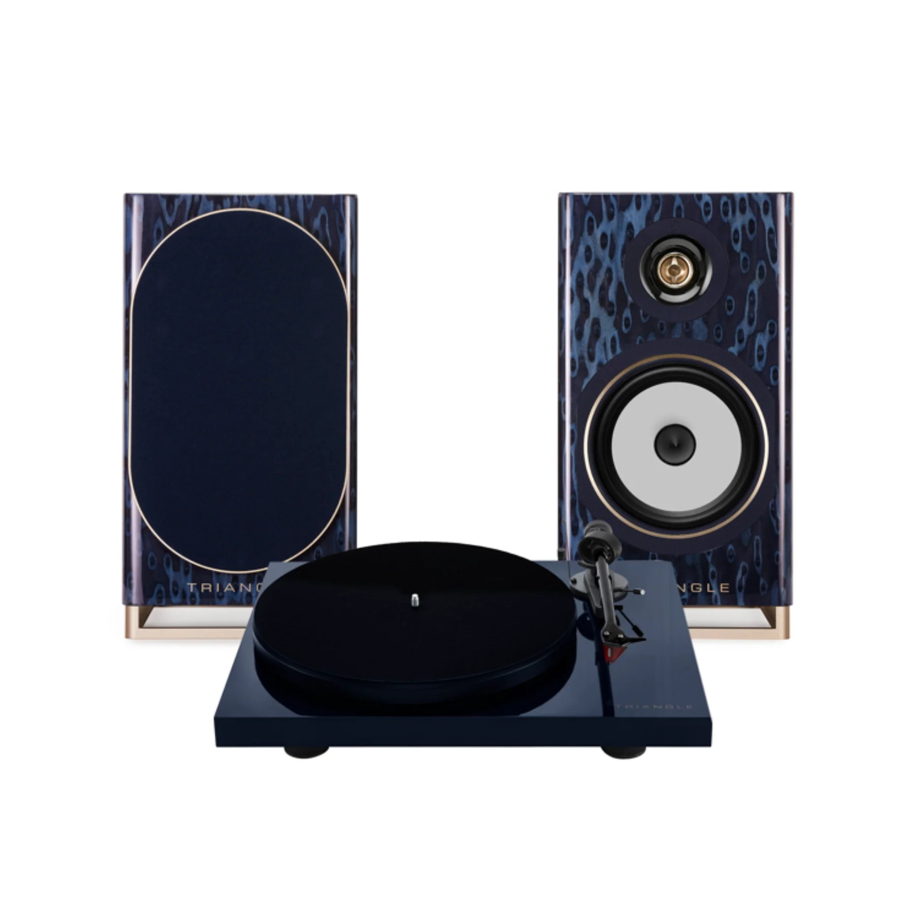 Triangle Lunar 3 Turntable with Capella  WiFi & Bluetooth Powered Speaker (Pair) - Image 3