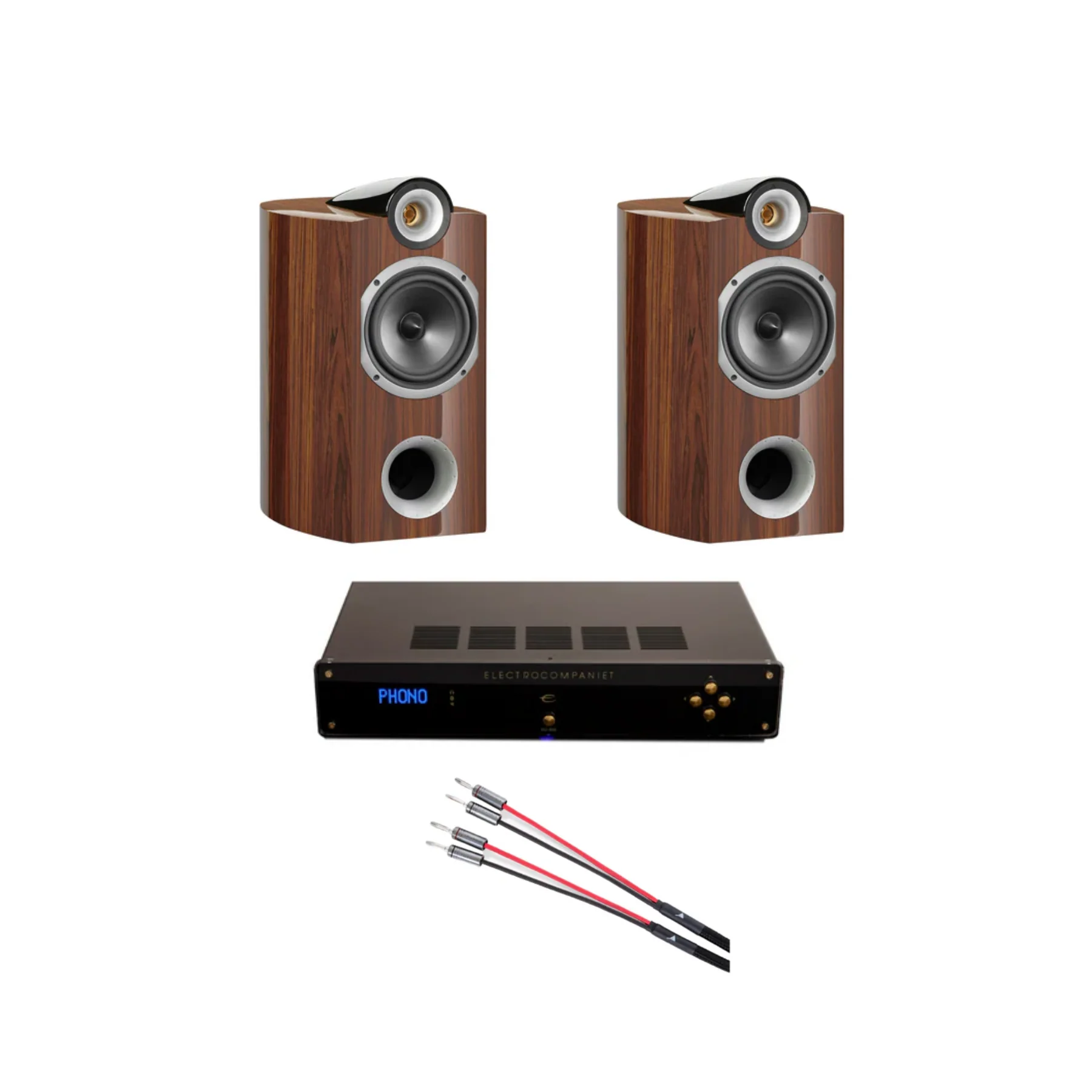 Triangle Theta Bookshelf Speakers & Electrocompaniet ECI80D Integrated Amp