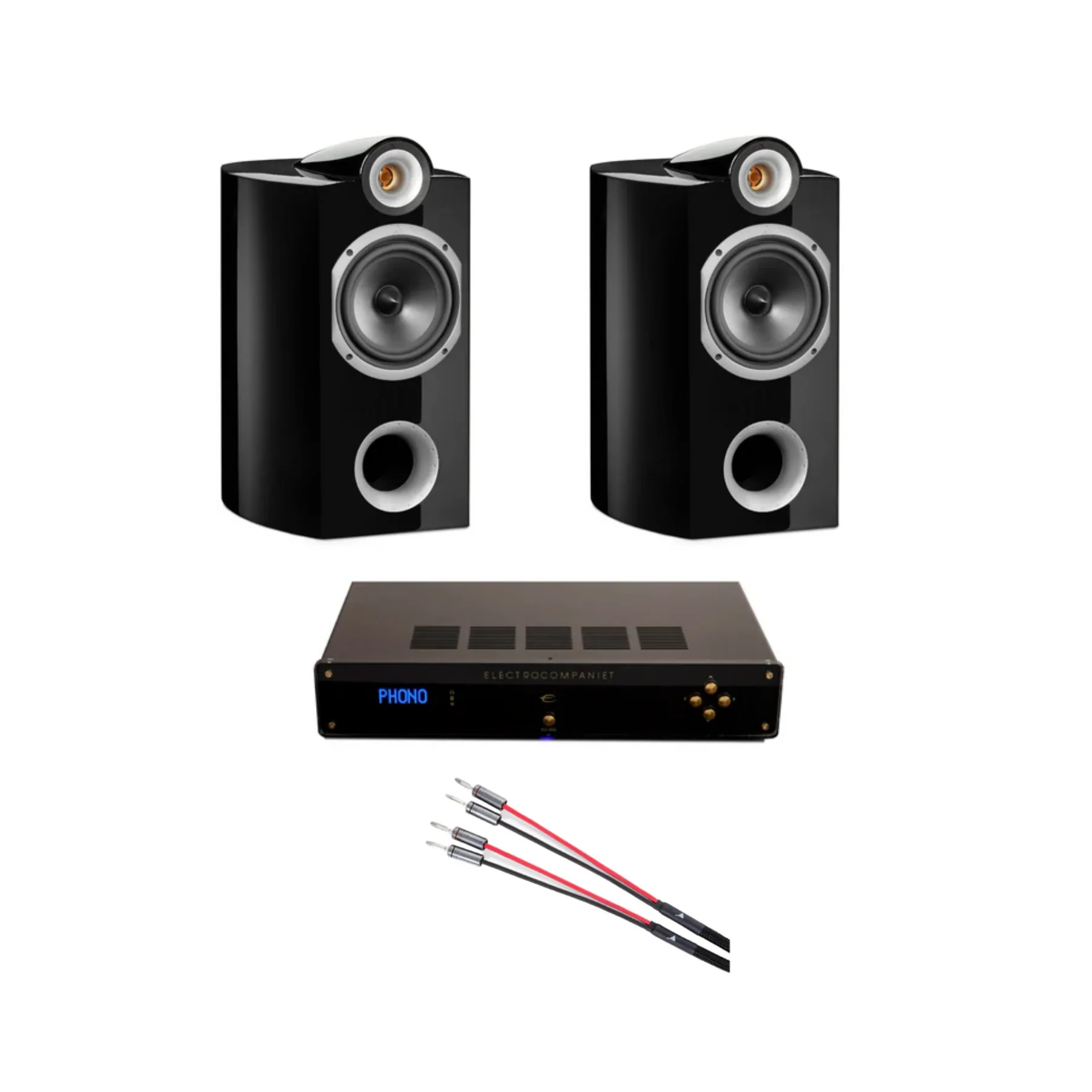 Triangle Theta Bookshelf Speakers & Electrocompaniet ECI80D Integrated Amp - Image 2
