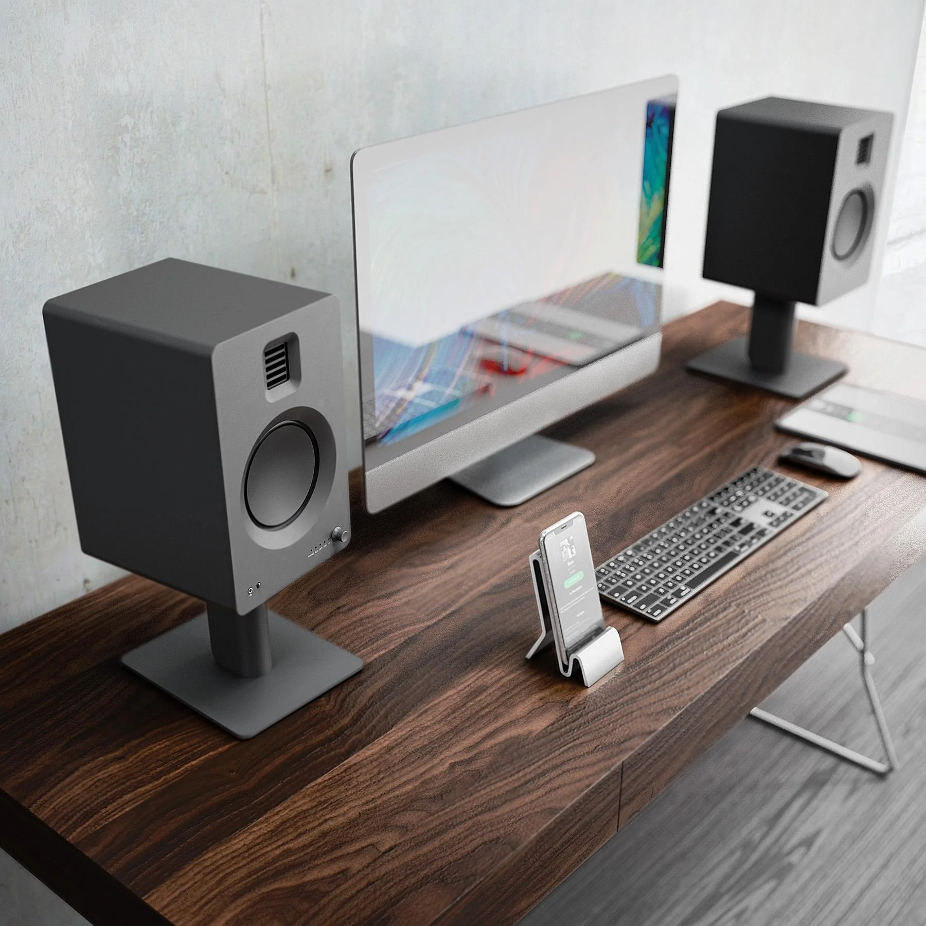 Kanto TUK Powered Speakers with USB DAC, Phono Preamp, Bluetooth 4.2, and Headphone Out - Image 4