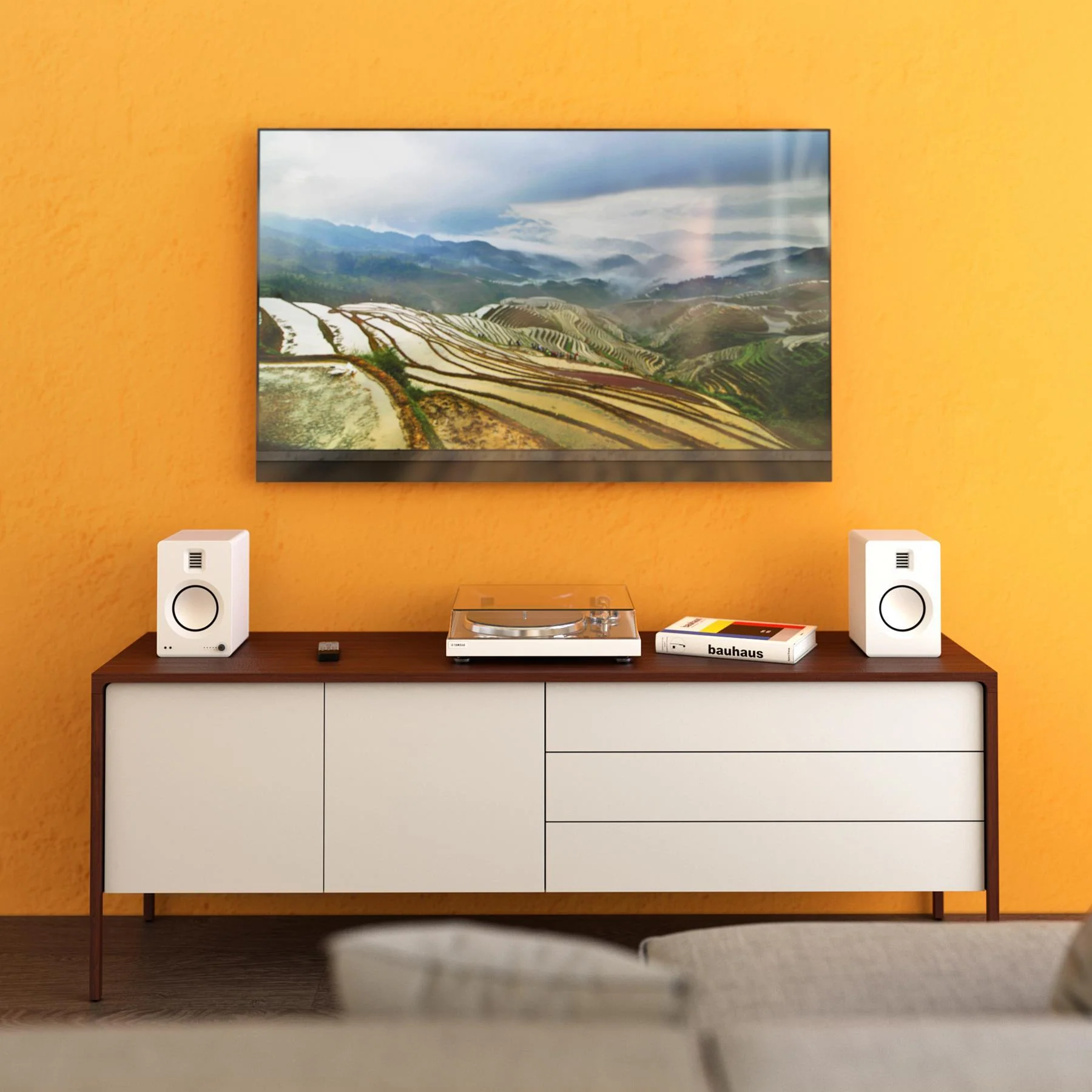 Kanto TUK Powered Speakers with USB DAC, Phono Preamp, Bluetooth 4.2, and Headphone Out - Image 6