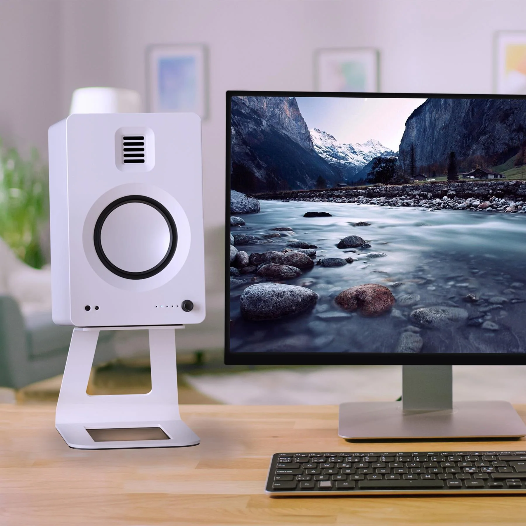 Kanto TUK Powered Speakers with USB DAC, Phono Preamp, Bluetooth 4.2, and Headphone Out - Image 9